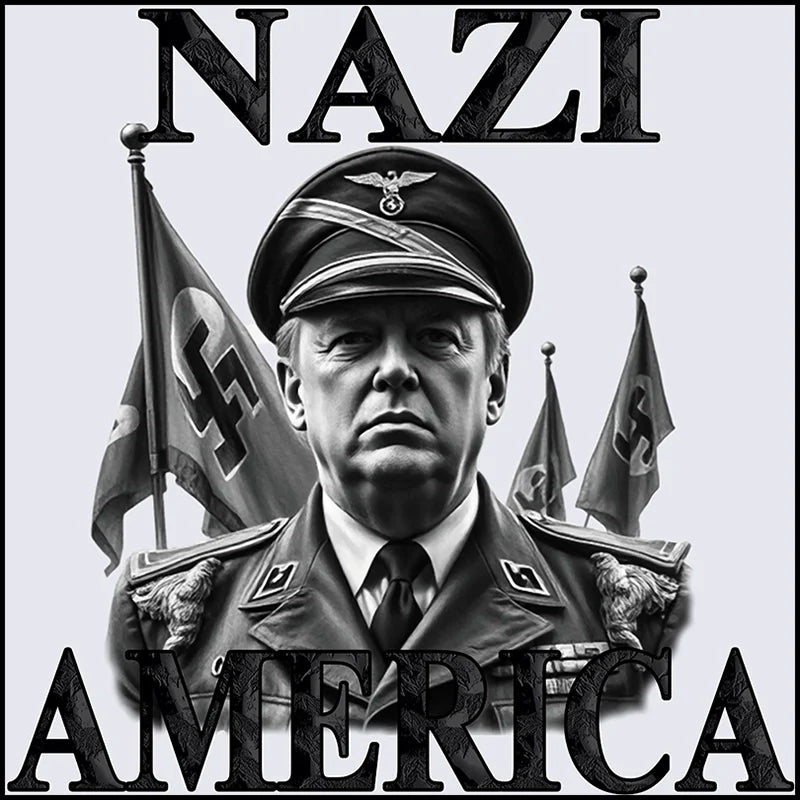 High-impact political t-shirts from the Bold & Savage collection, featuring raw, unfiltered designs like 'FUCKING AMERICA BECAUSE HE CAN'T FUCK HIS DAUGHTER' and 'BELIEVE THE GIRLS,' designed to confront the Trump administration’s behavior.