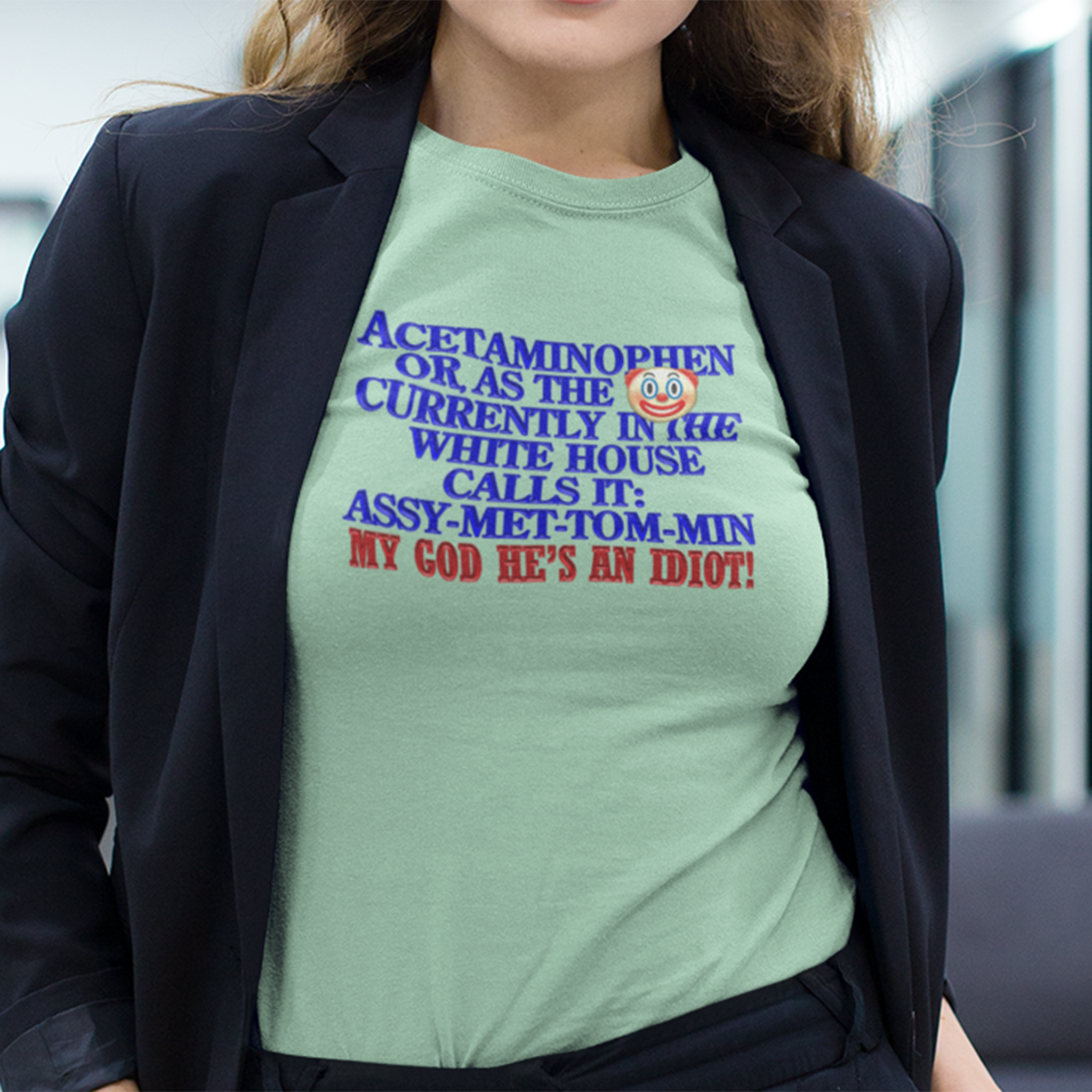 Acetaminophen_T-shirt/heather mint