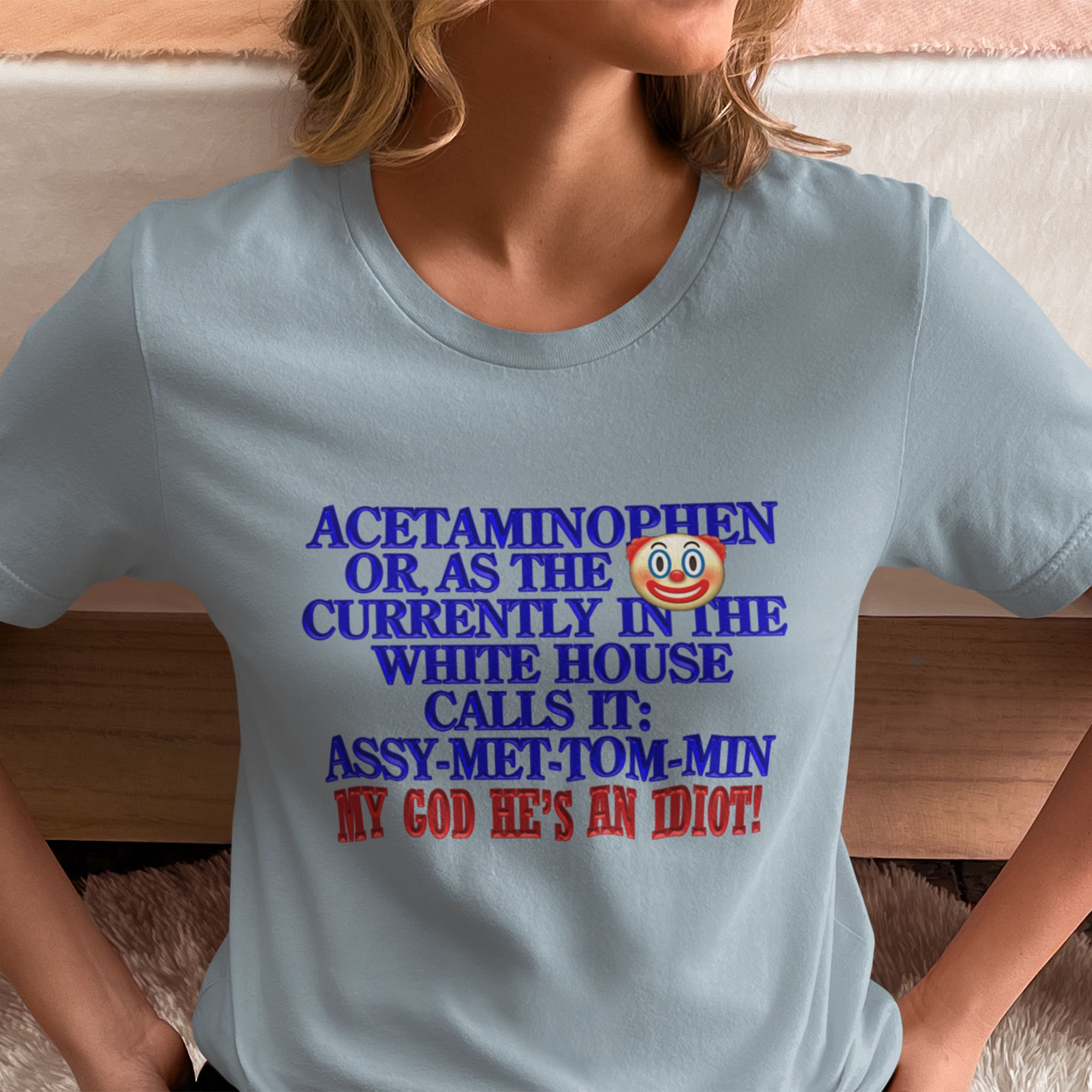 Acetaminophen_T-shirt/light blue
