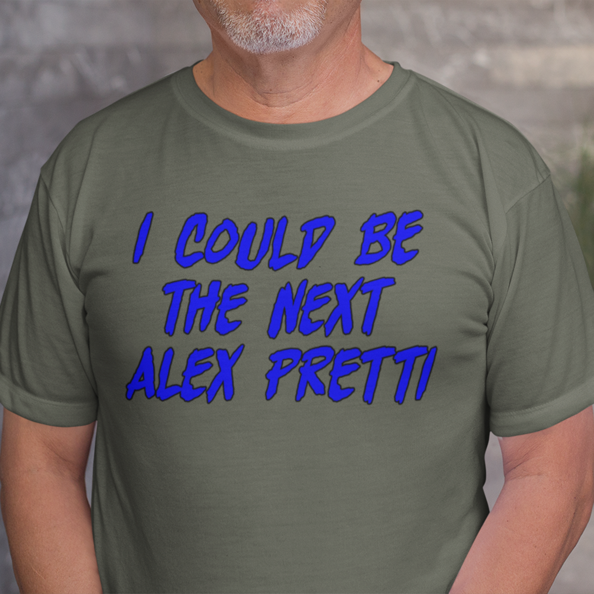 ALEX PRETTI T-SHIRT/ARMY