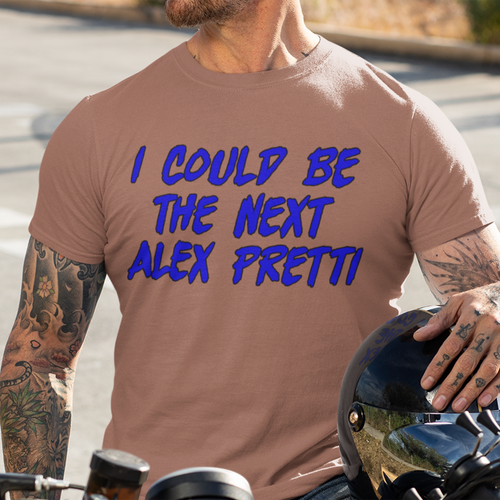 ALEX PRETTI T-SHIRT/HEATHER CLAY