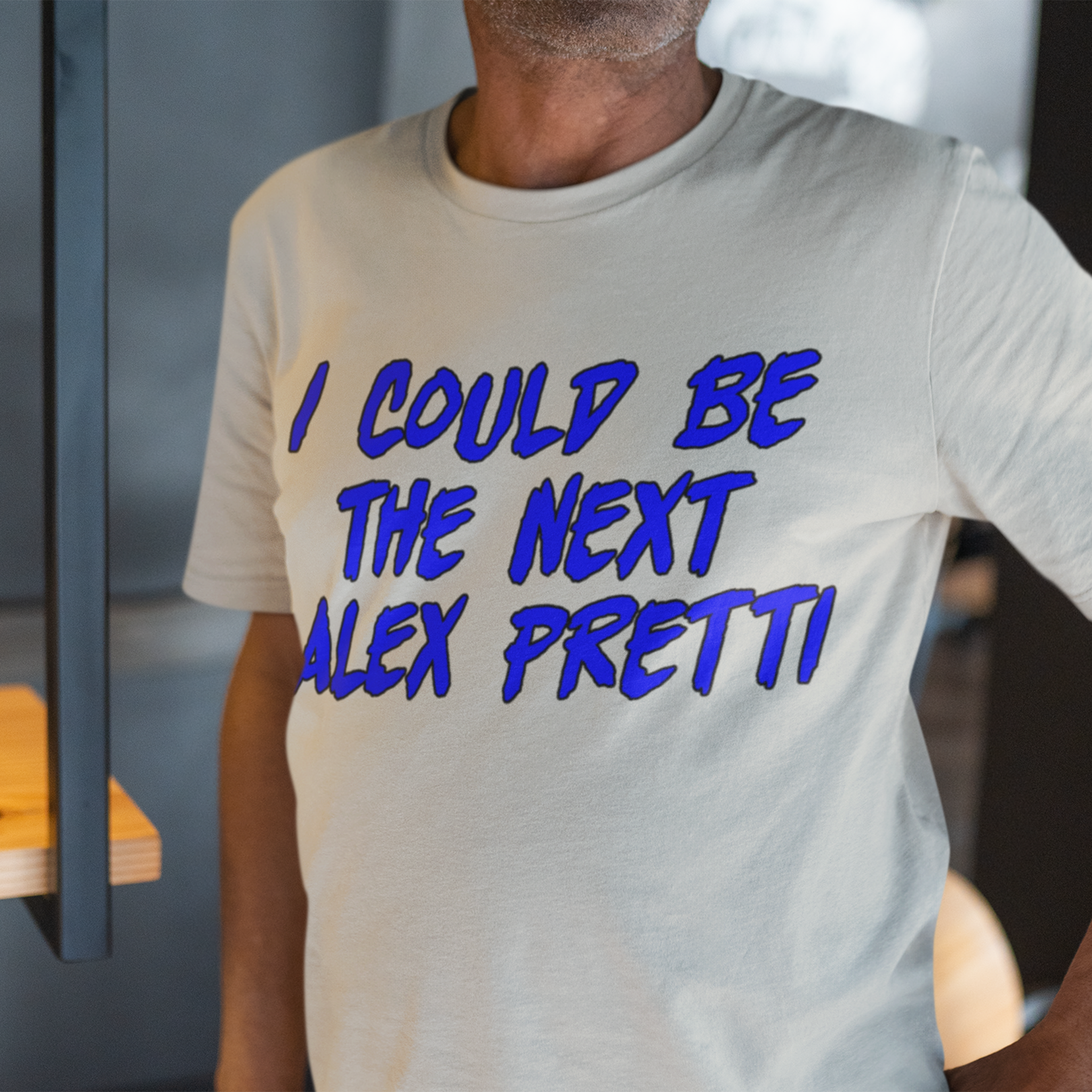 ALEX PRETTI T-SHIRT/SILVER