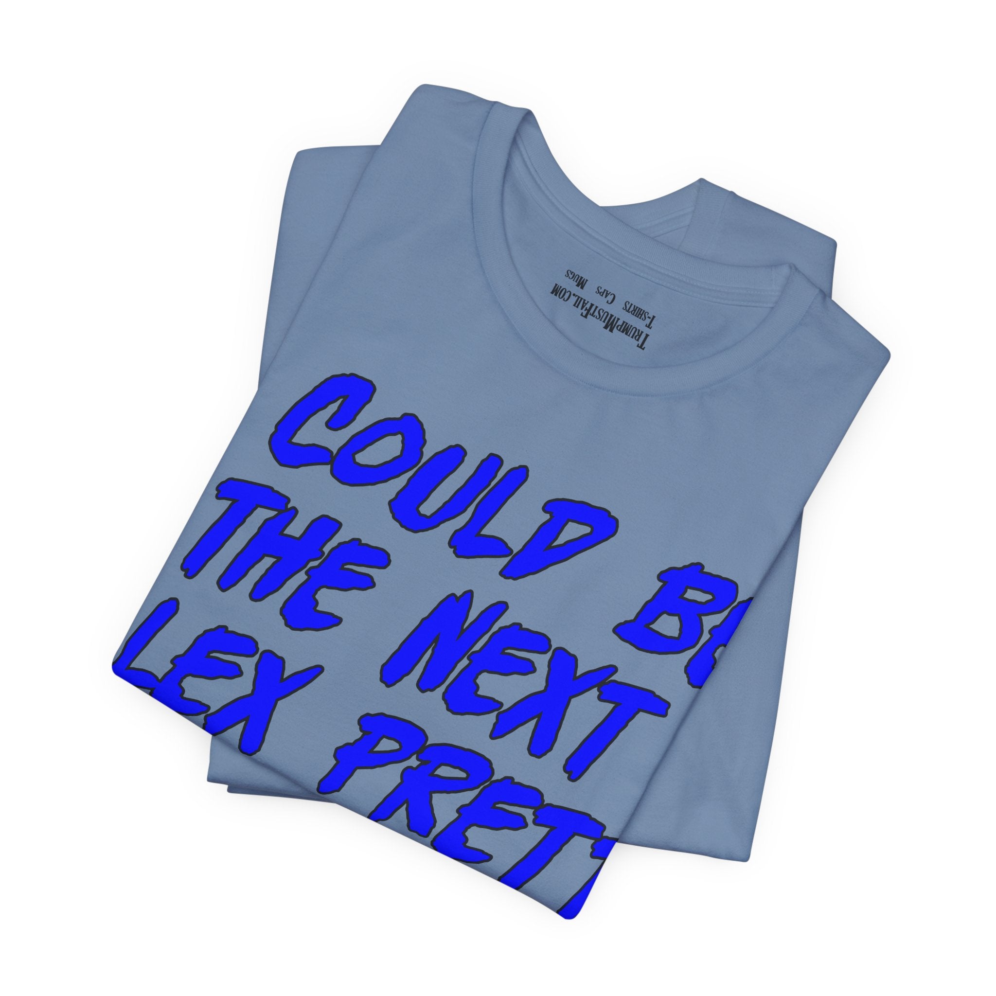 ALEX PRETTI T-SHIRT/STEEL BLUE