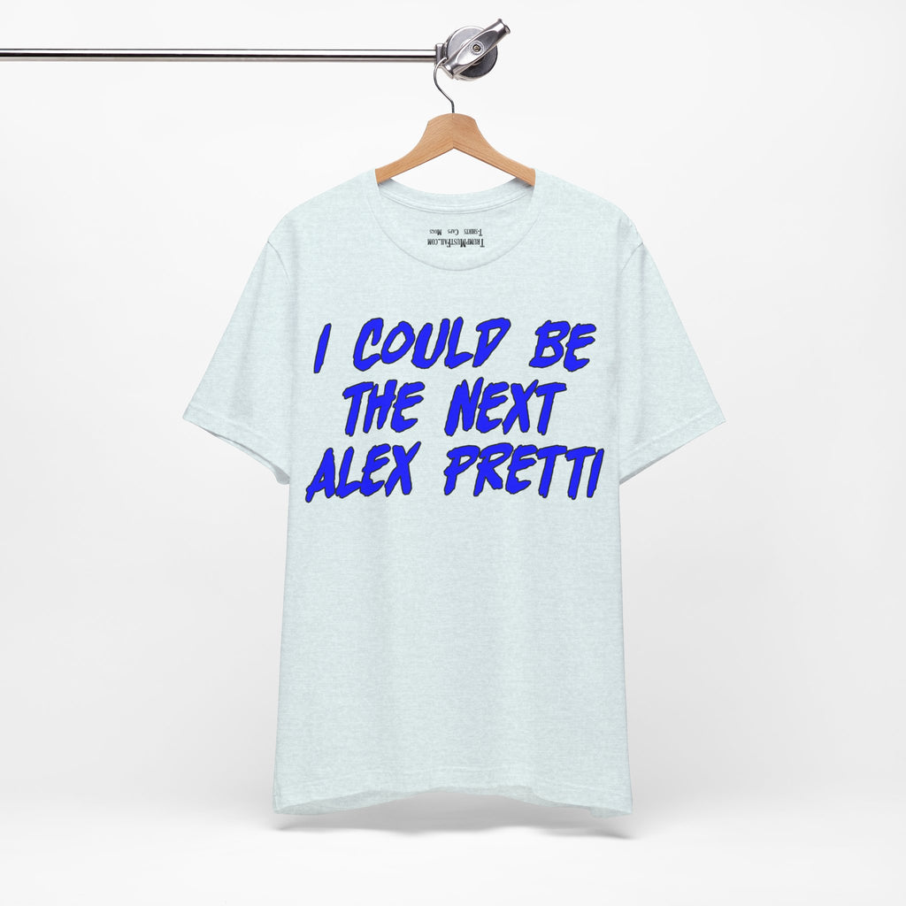 ALEX PRETTI T-SHIRT/HEATHER ICE BLUE