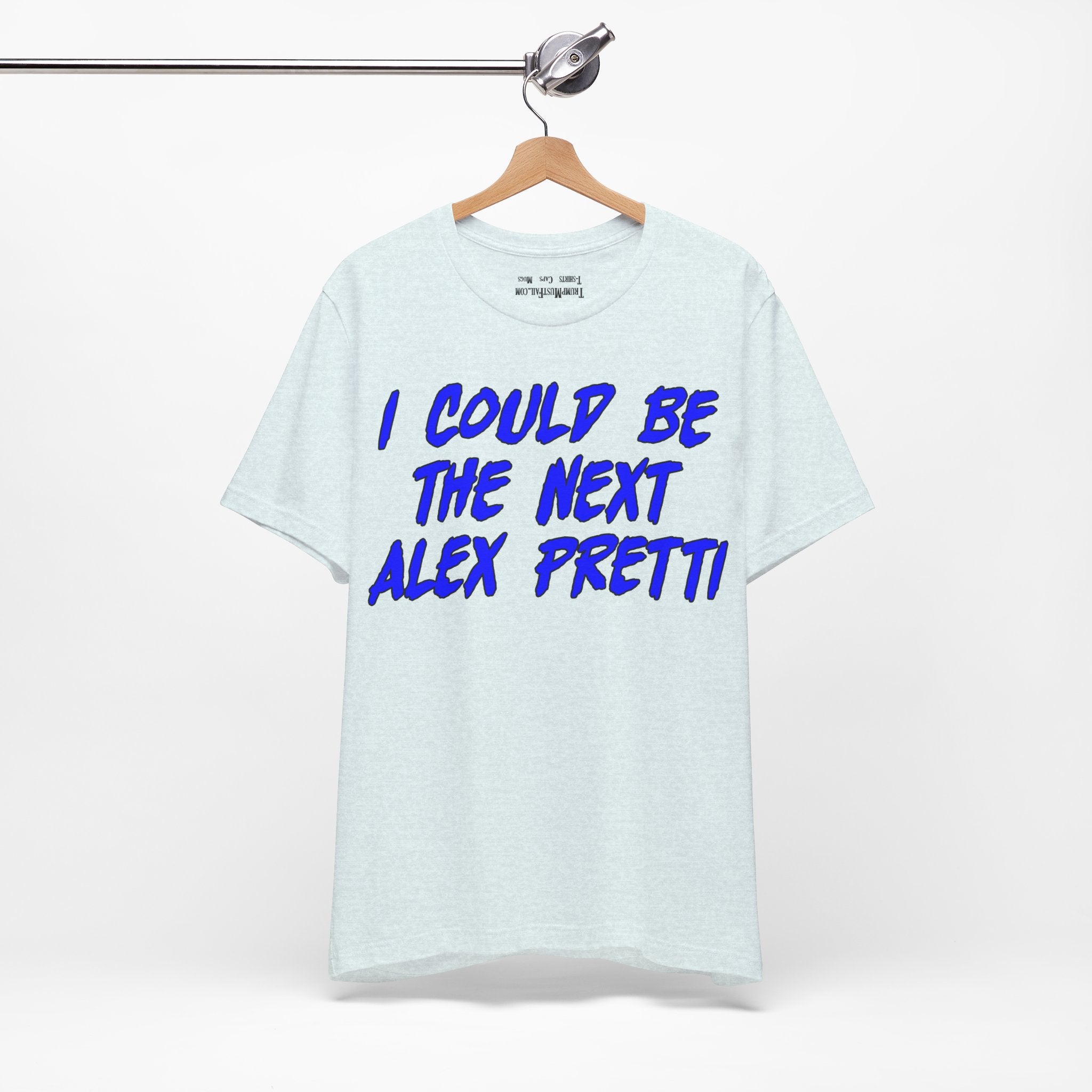 ALEX PRETTI T-SHIRT/HEATHER ICE BLUE