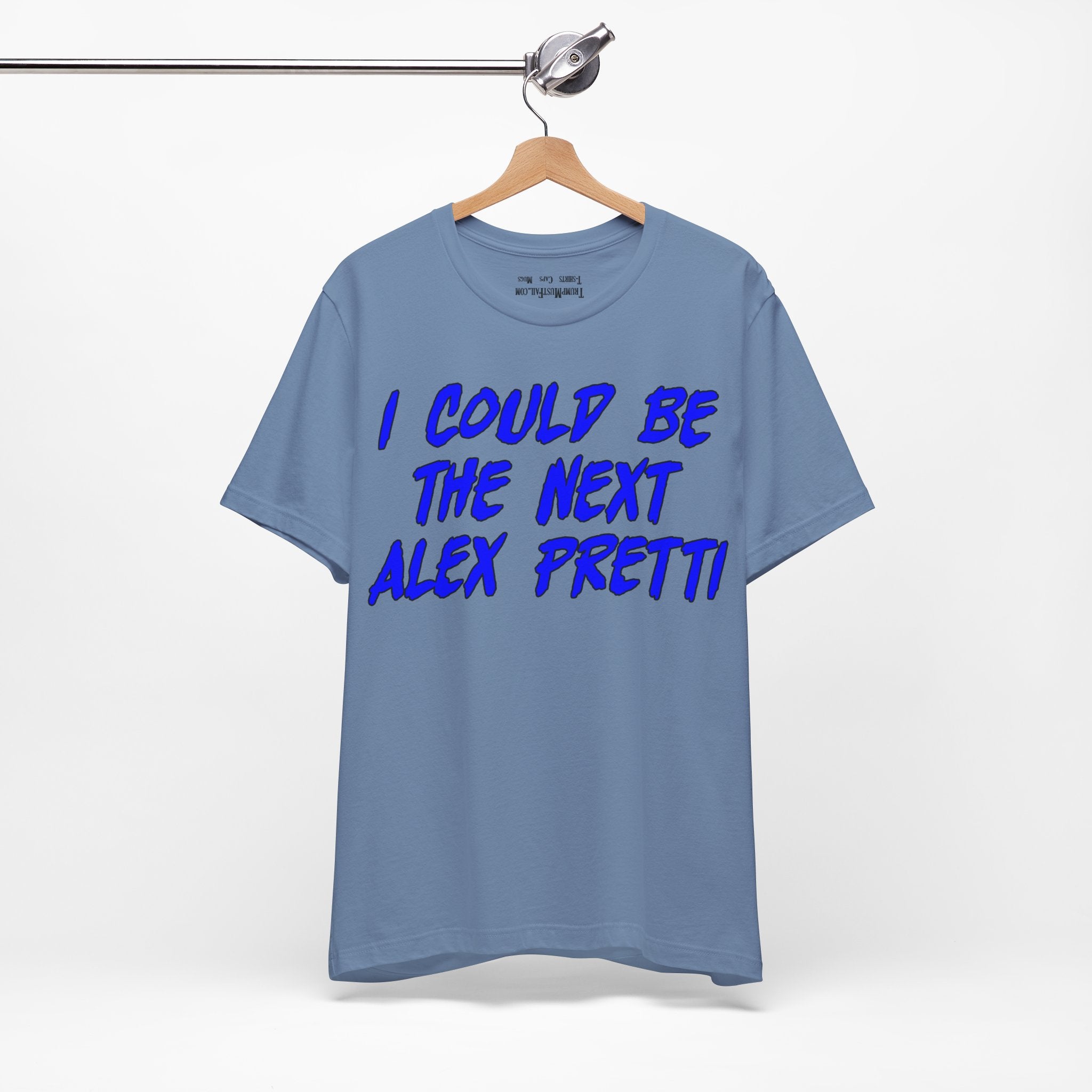 ALEX PRETTI T-SHIRT/STEEL BLUE