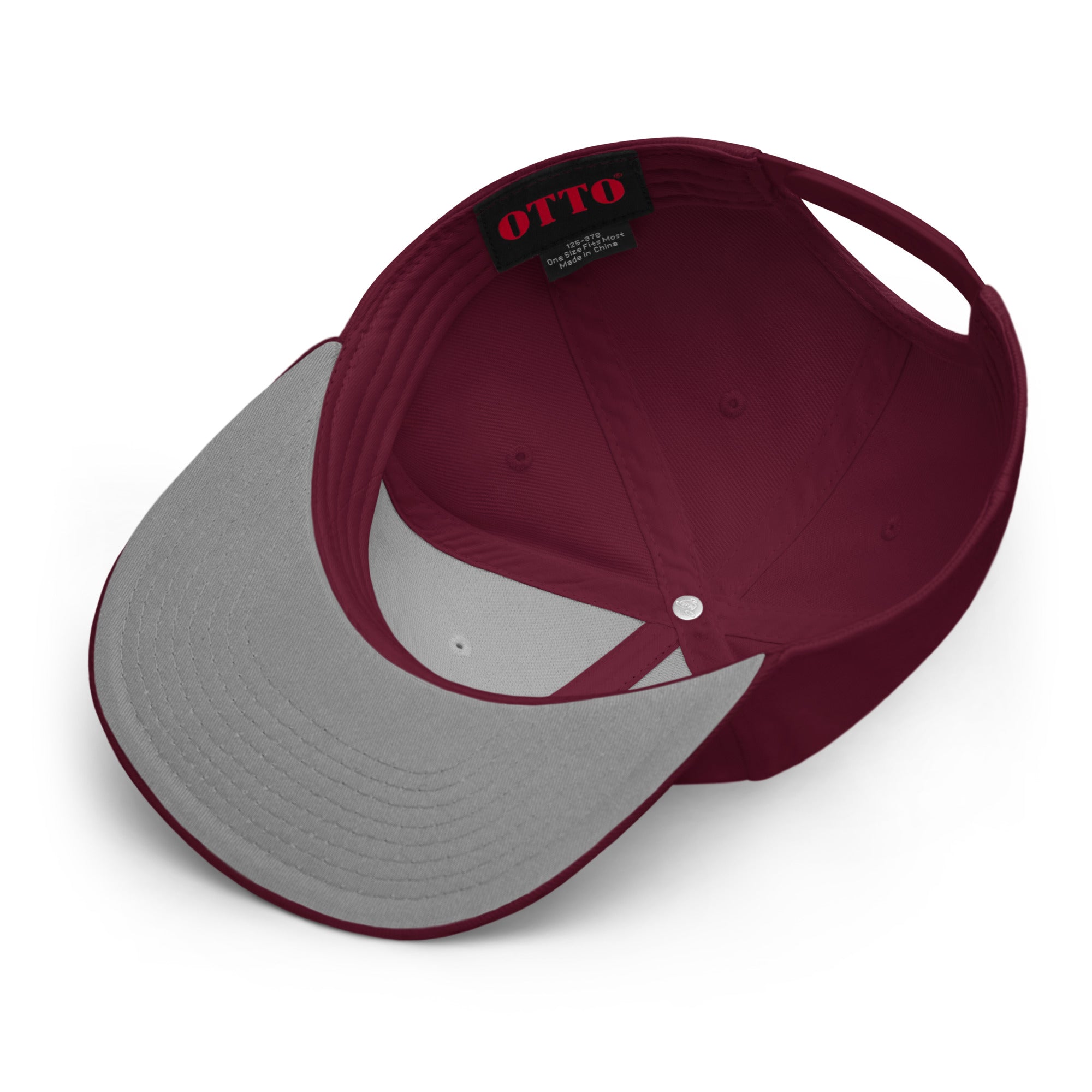 AMERICA WAS BUILT BY IMMIGRANTS  SNAPBACK CAP/Burgundy maroon