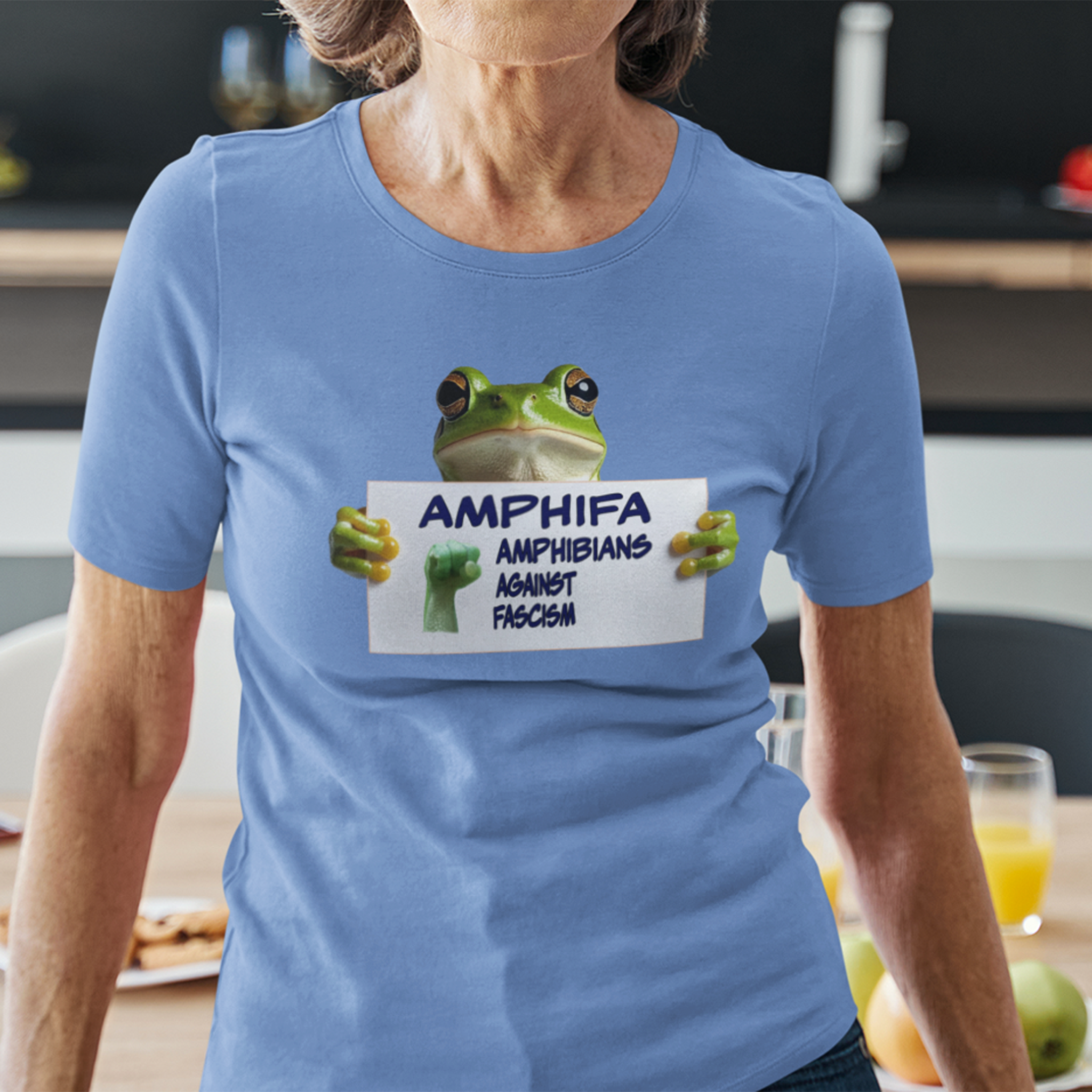 Amphifa T-shirt/heather_columbia_blue
