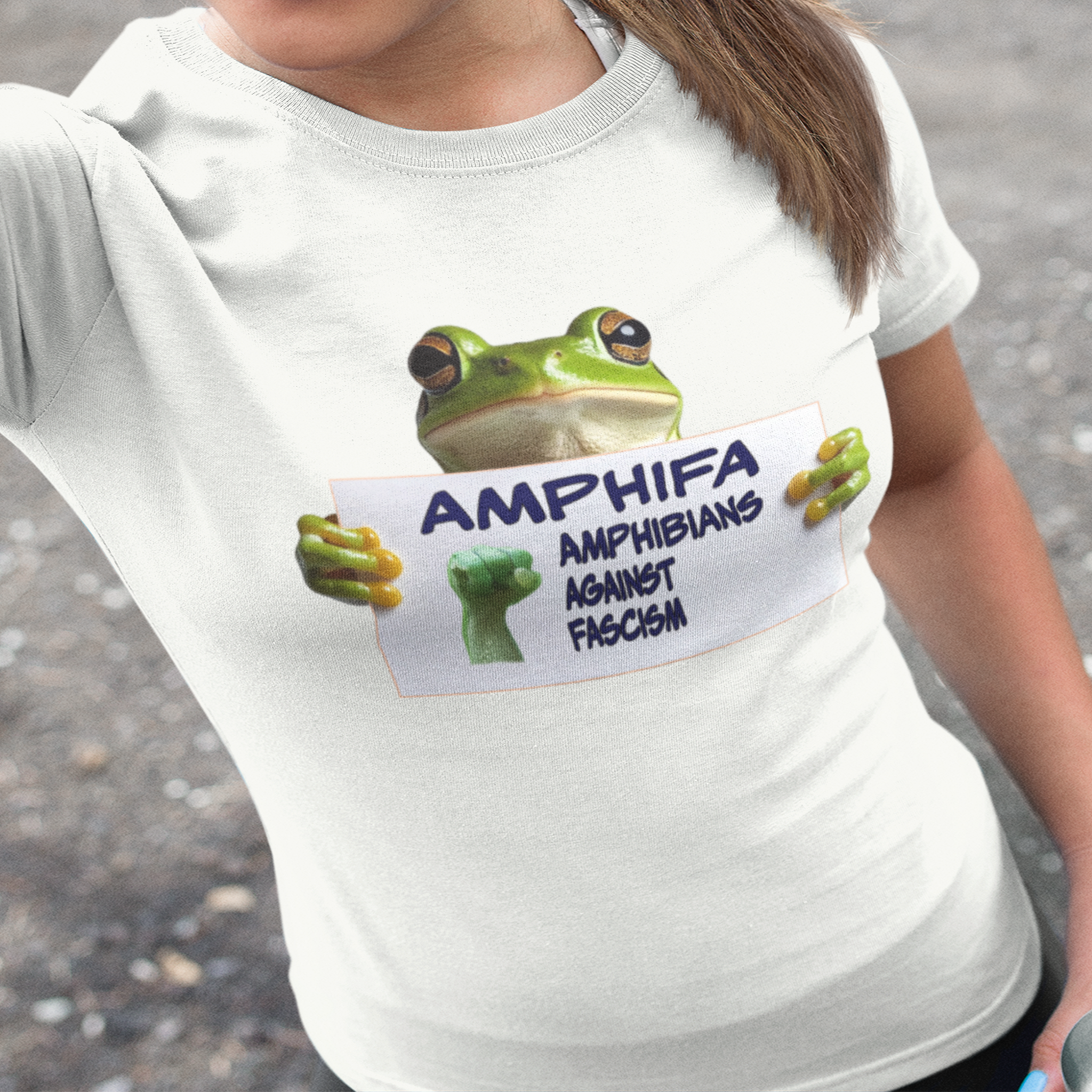 Amphifa T-shirt/white