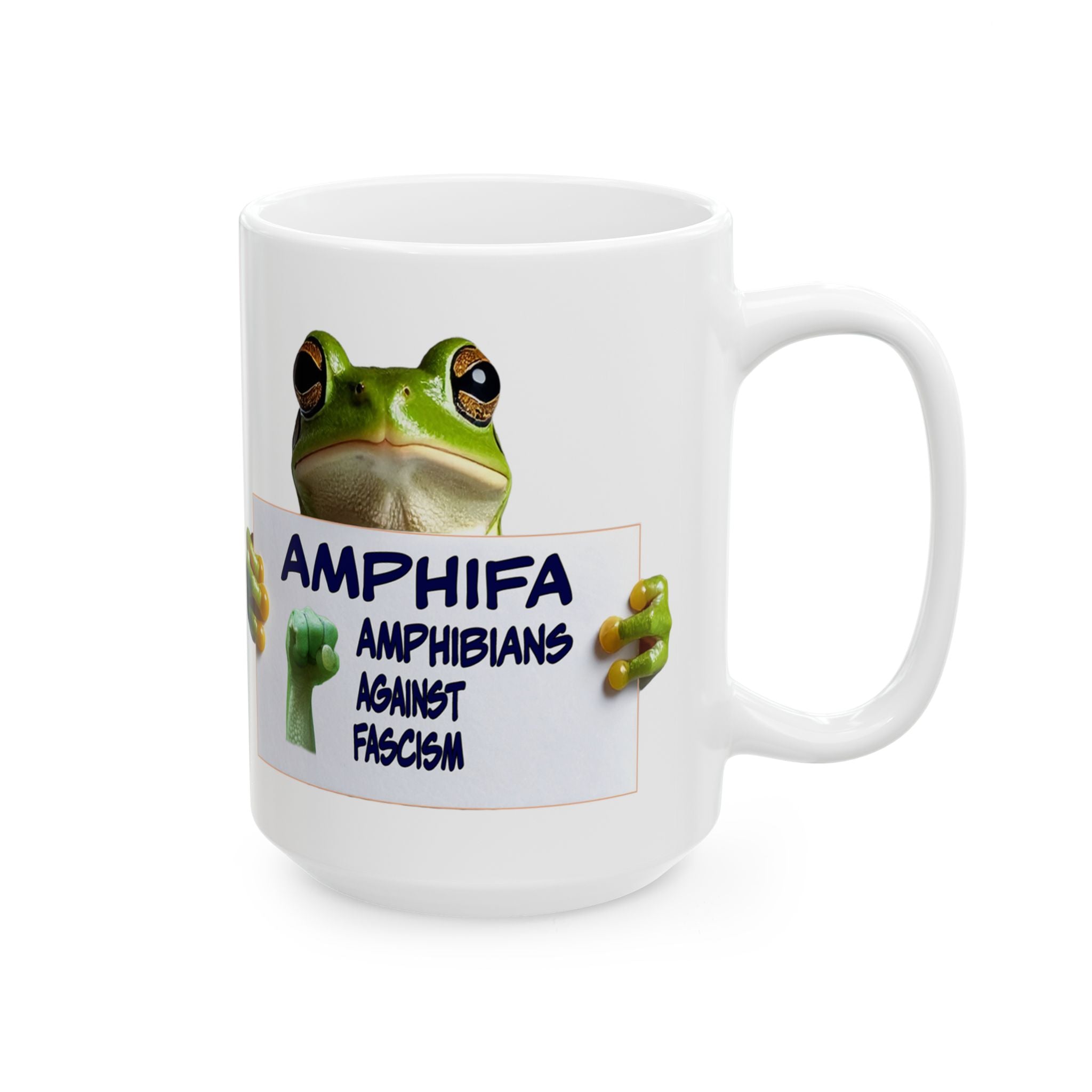 AMPHIFA CERAMIC MUG/WHITE