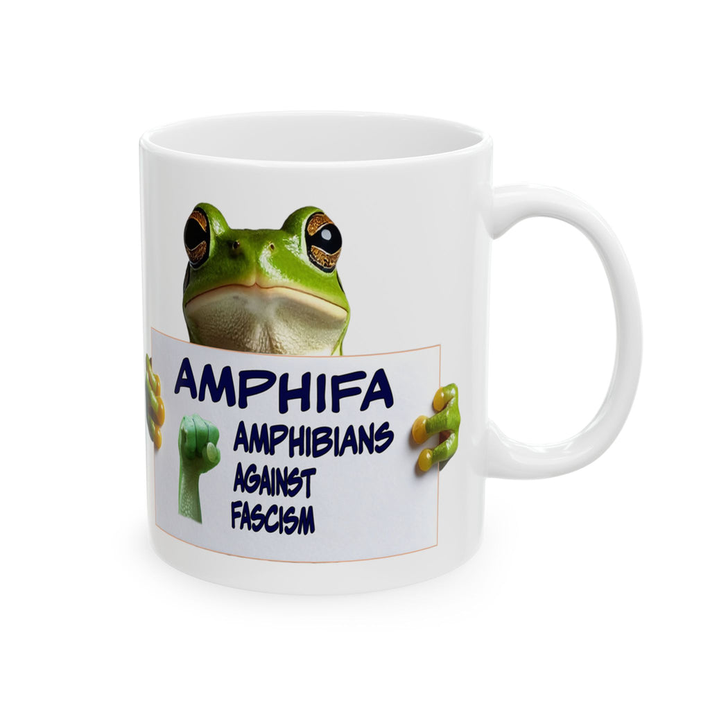 AMPHIFA CERAMIC MUG/WHITE