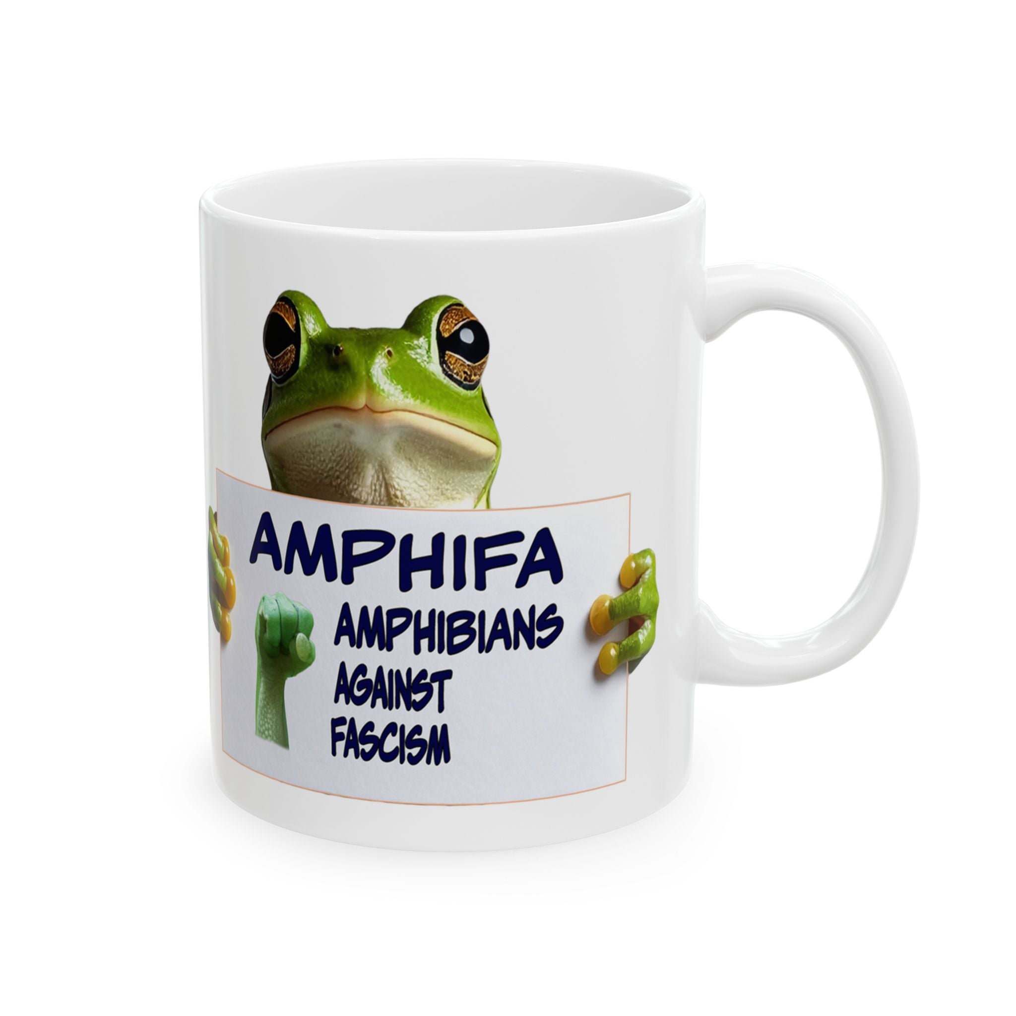 AMPHIFA CERAMIC MUG/WHITE