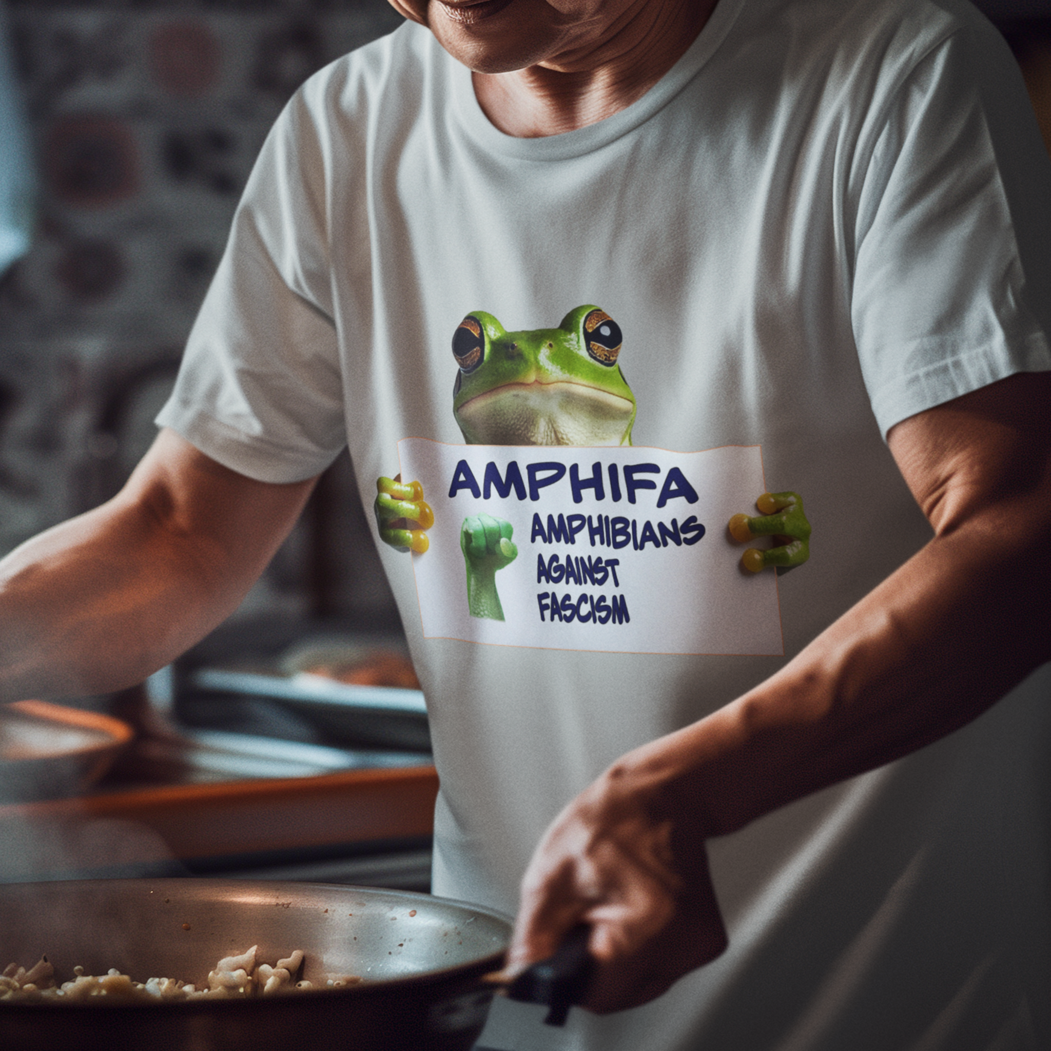 Amphifa T-shirt/silver