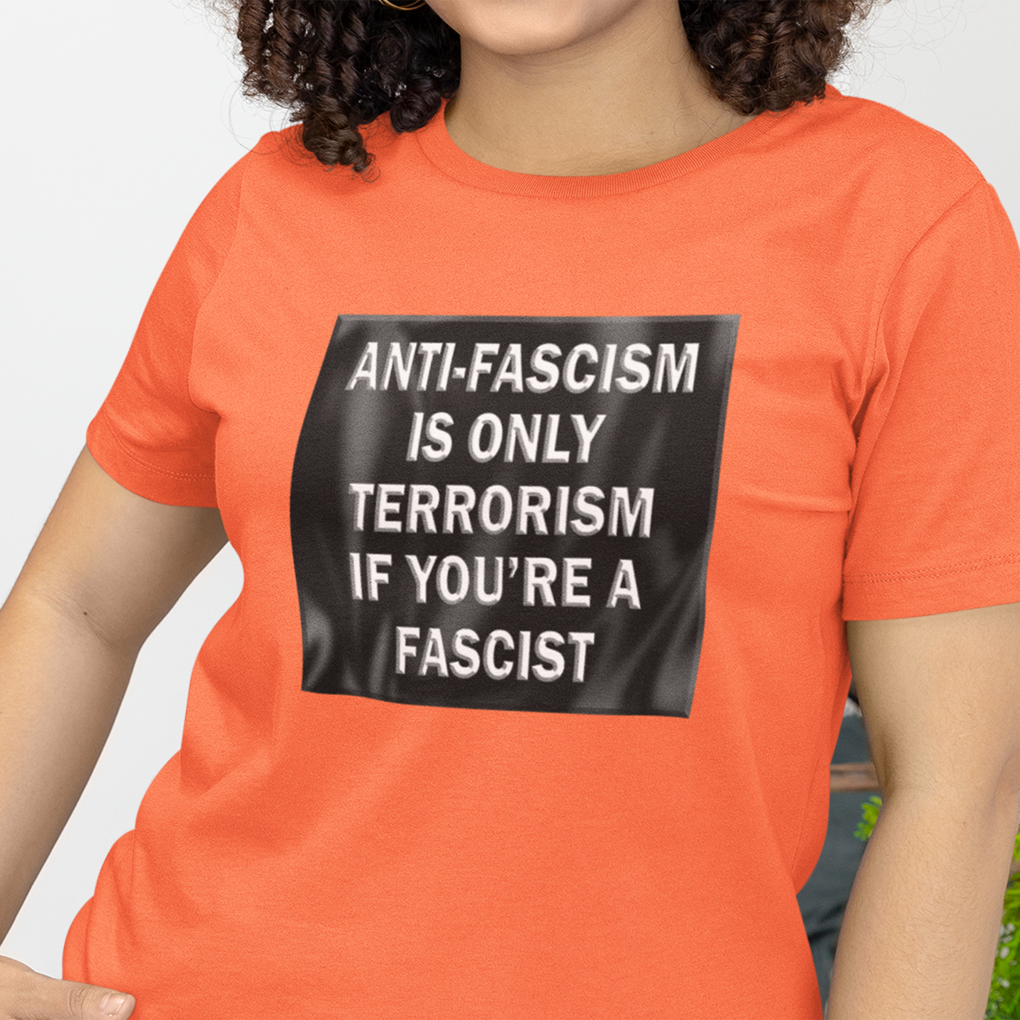 Anti-Fascism T-shirts/orange