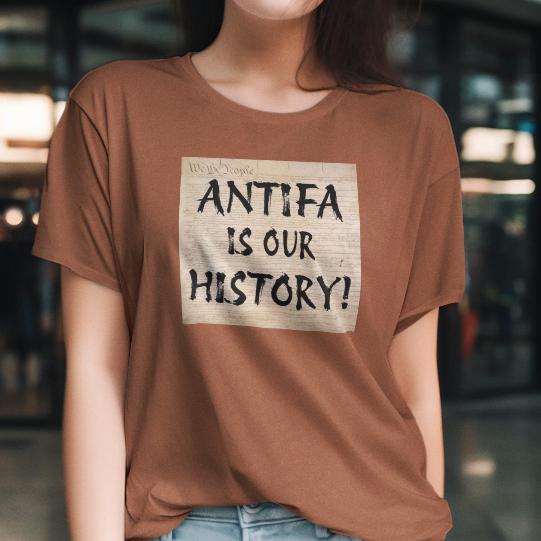 Antifa is our history T-shirt/autumn