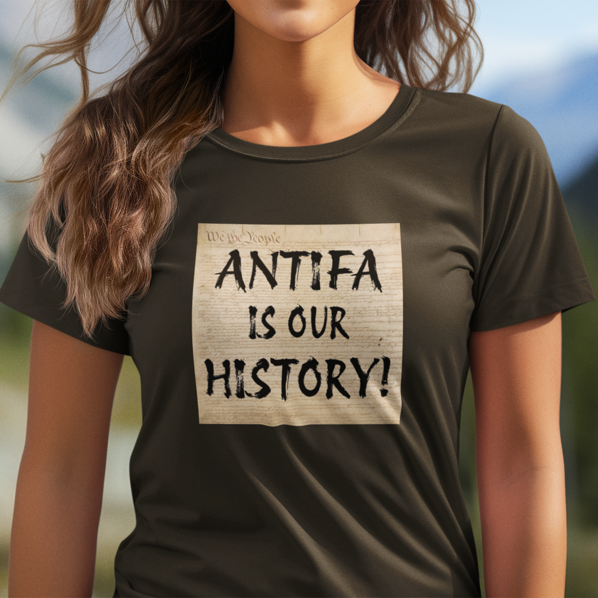 Antifa is our history T-shirt/black