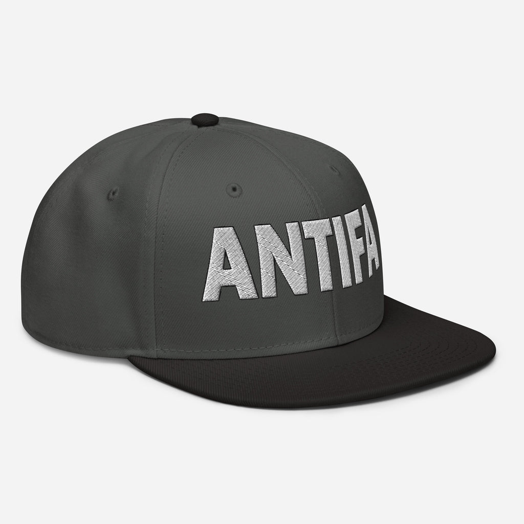 ANTIFA SNAPBACK CAP/Black/Charcoal gray/Charcoal gray