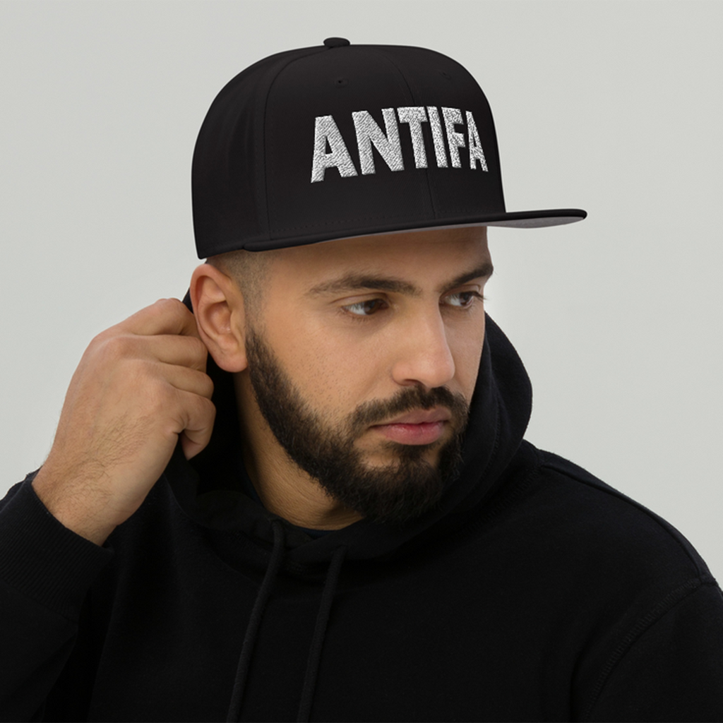 ANTIFA SNAPBACK CAP/Black