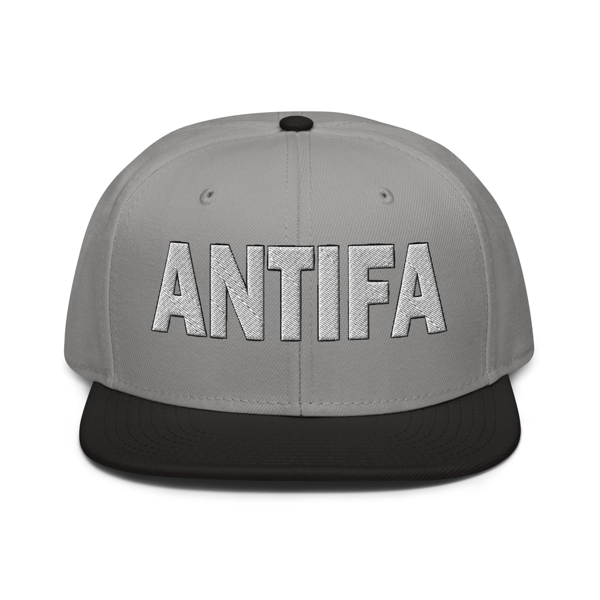 ANTIFA SNAPBACK CAP/Black/Gray/Gray