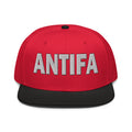 ANTIFA SNAPBACK CAP/Black/Red/Red