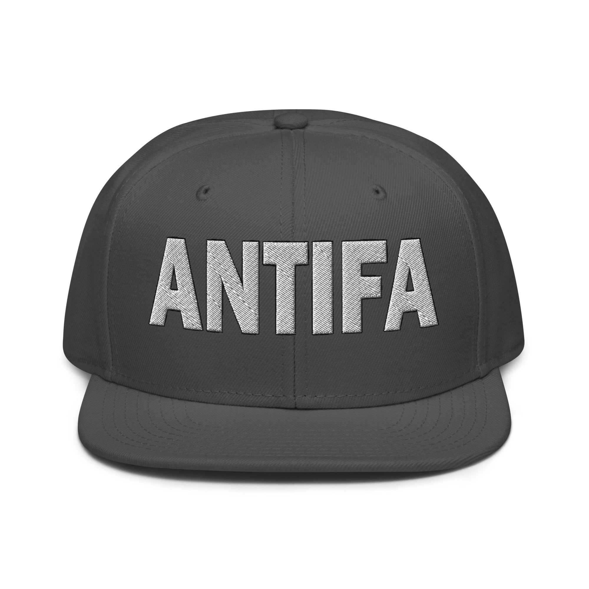 ANTIFA SNAPBACK CAP/Charcoal gray