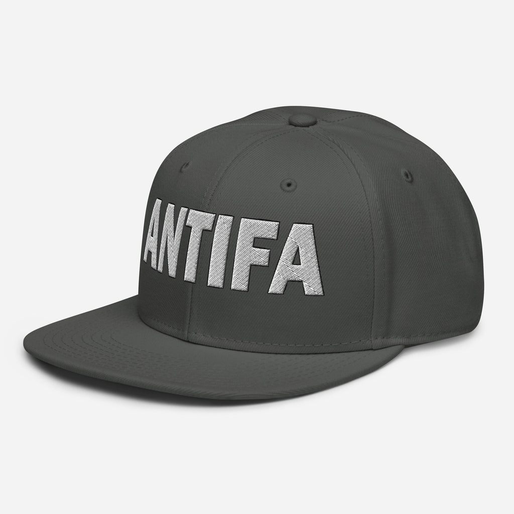 ANTIFA SNAPBACK CAP/Charcoal gray