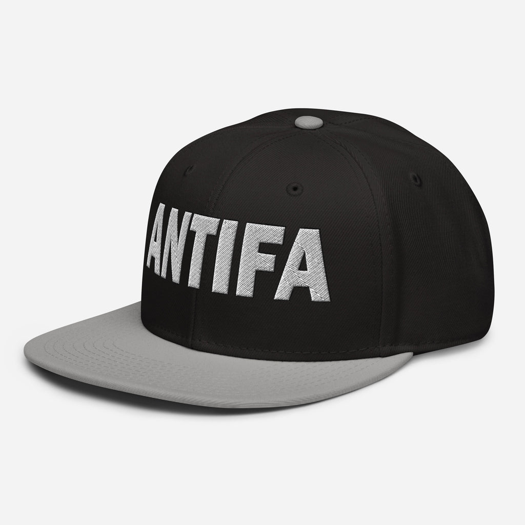 ANTIFA SNAPBACK CAP/Gray/Black/Black