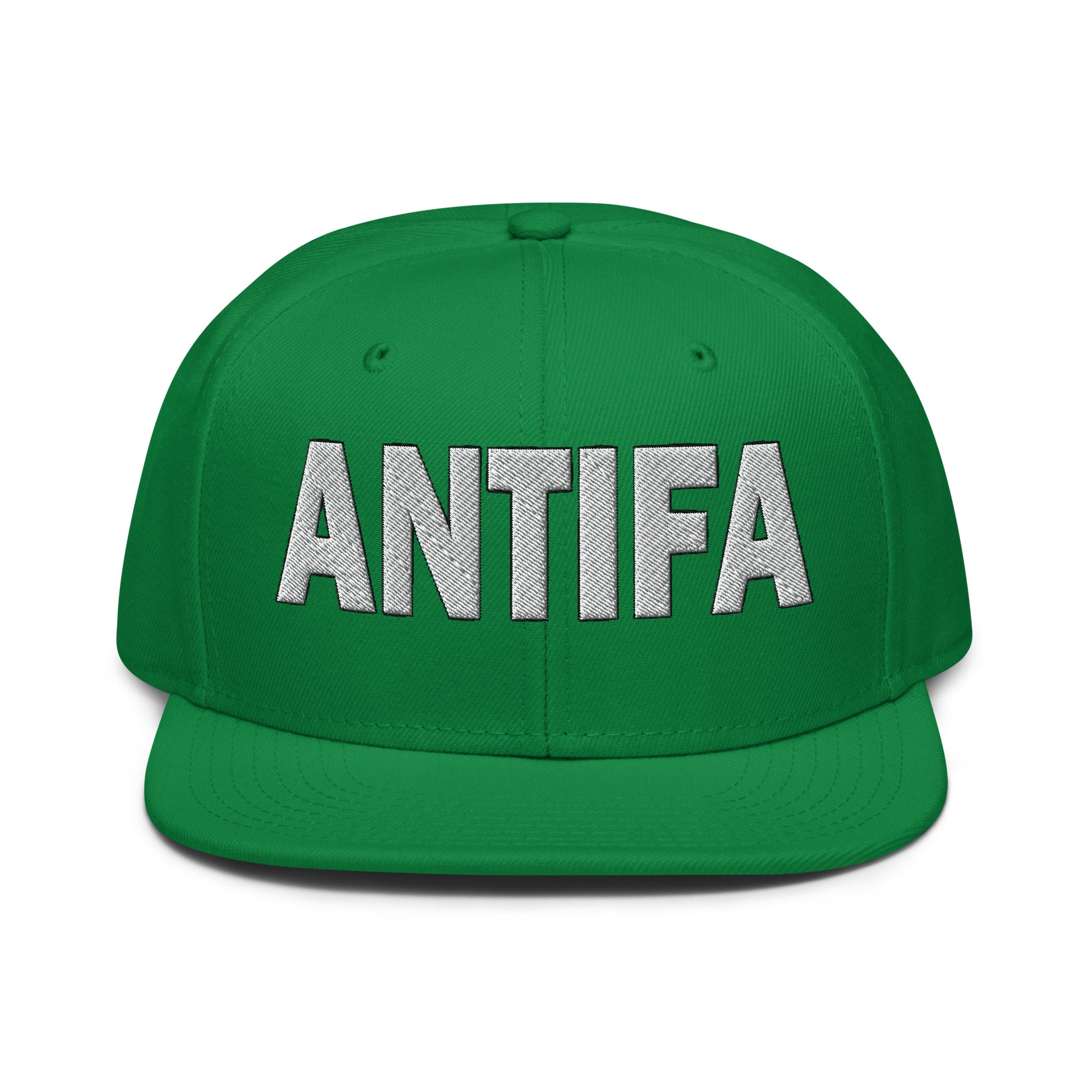 ANTIFA SNAPBACK CAP/Kelly green