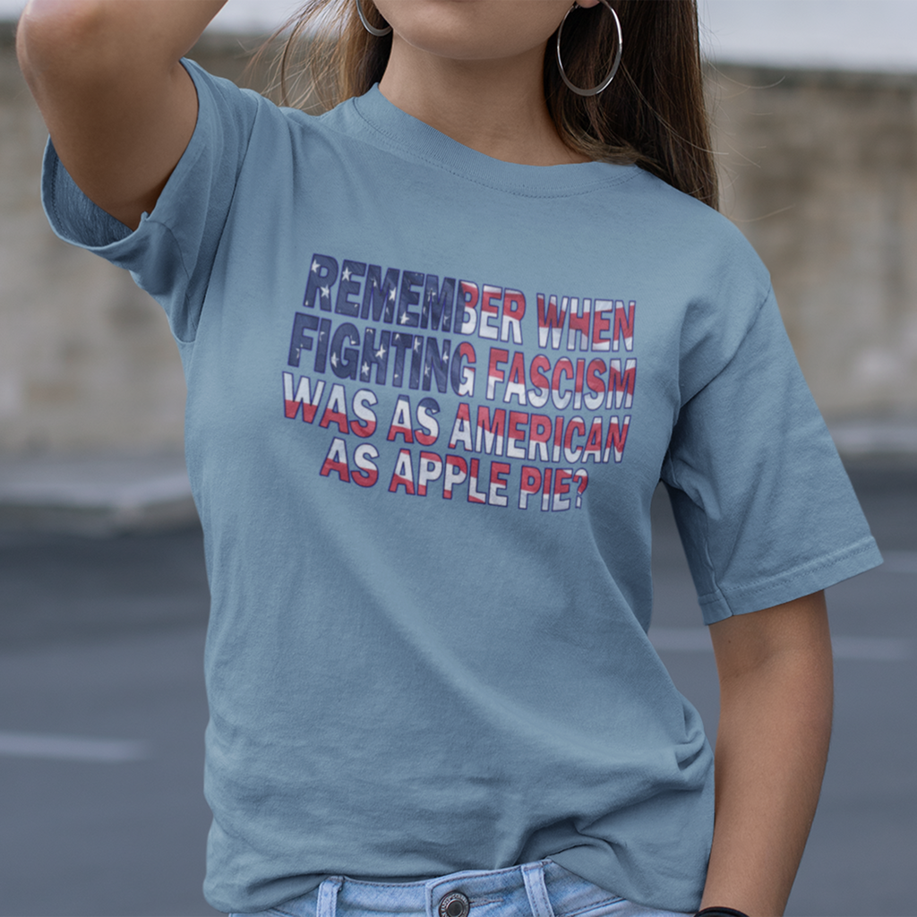 Apple Pie T-shirt/steel blue