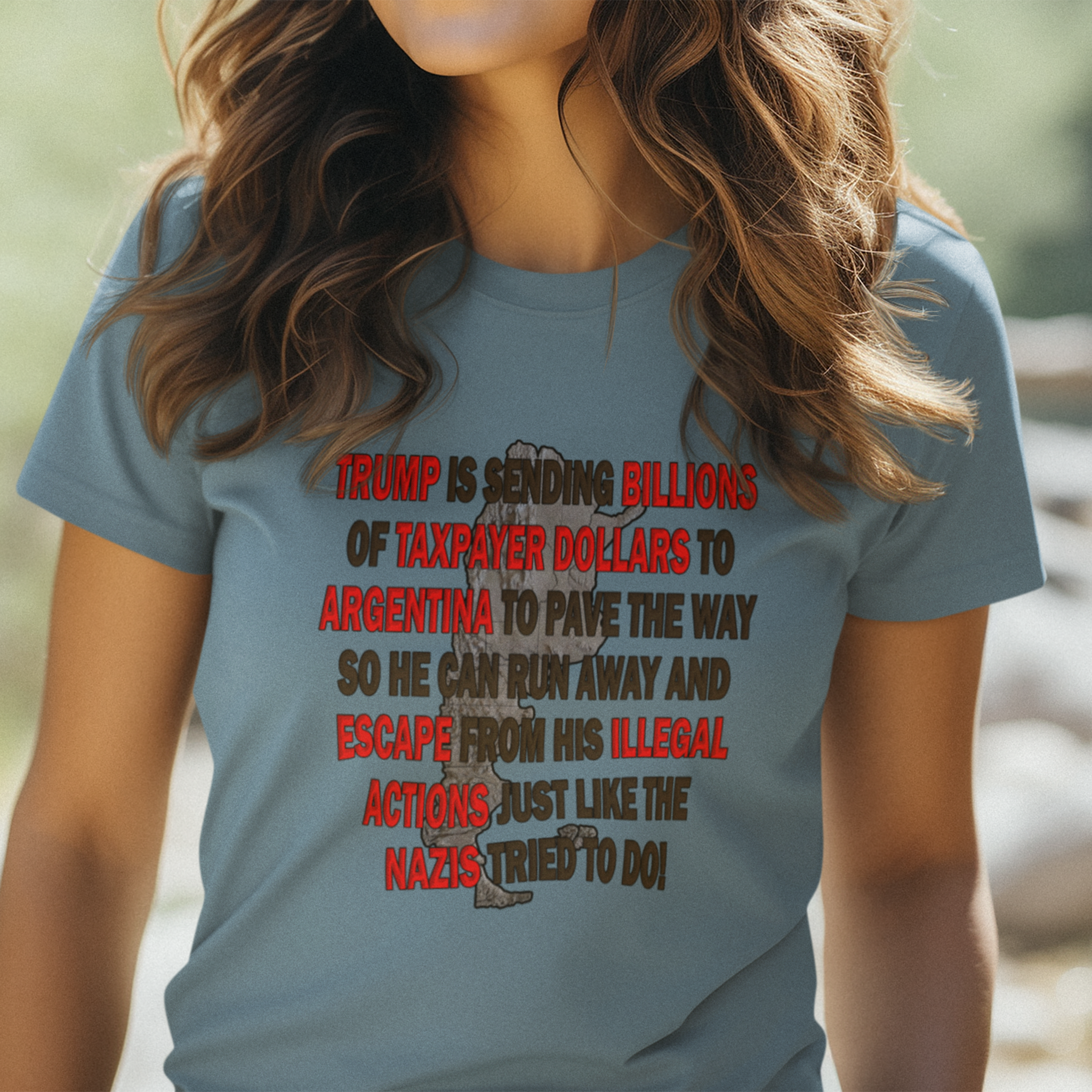 ARGENTINA_T-shirt/steel_blue