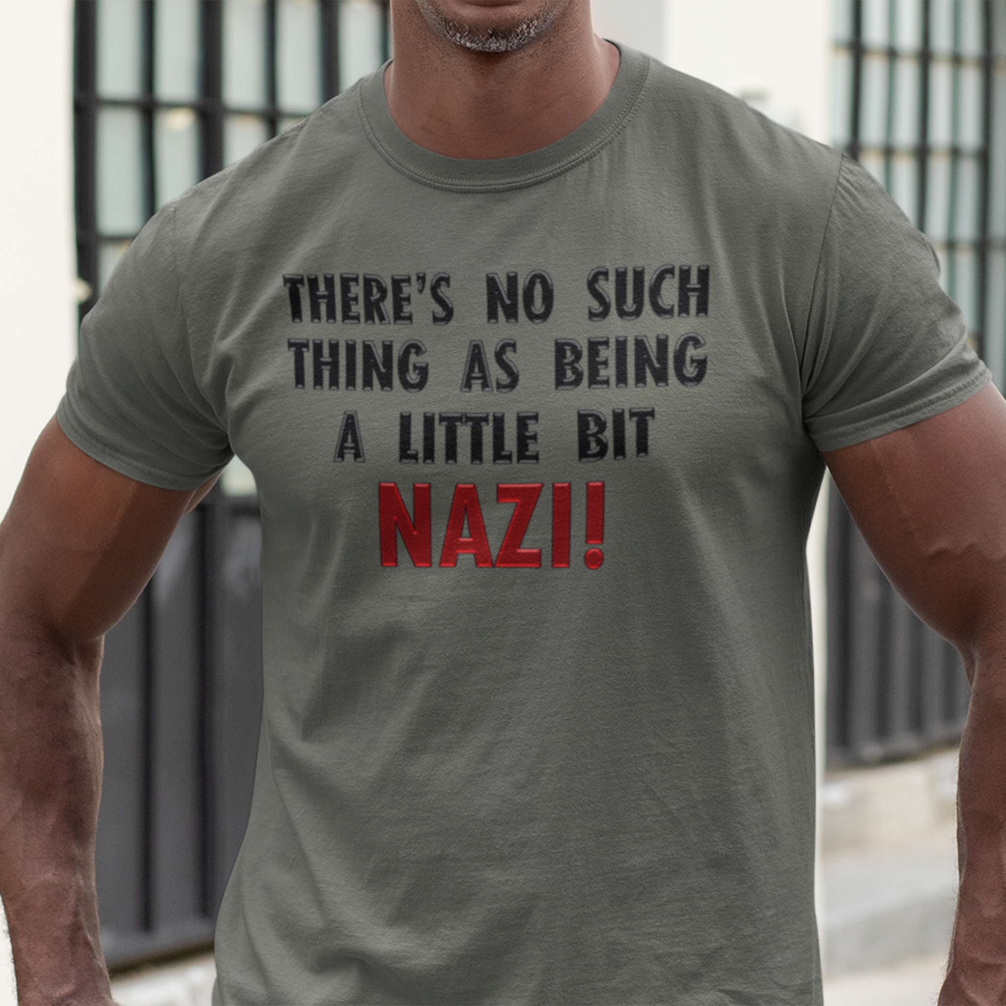 LITTLE BIT NAZI T-SHIRT/ARMY