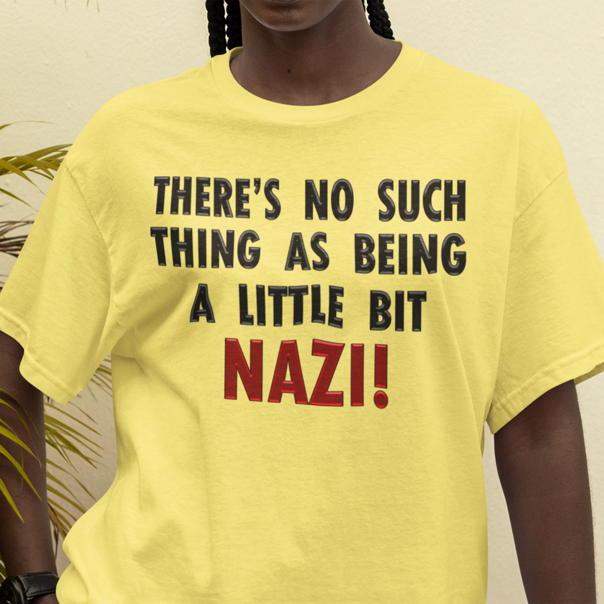 LITTLE BIT NAZI T-SHIRT/YELLOW
