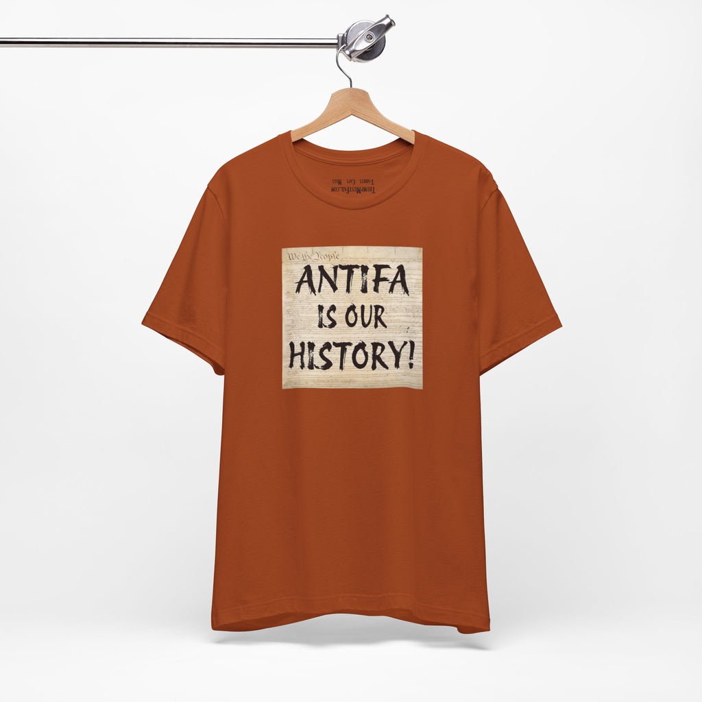 Antifa is our history T-shirt/autumn