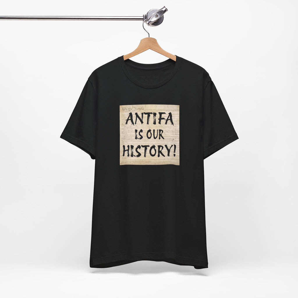 Antifa is our history T-shirt/black
