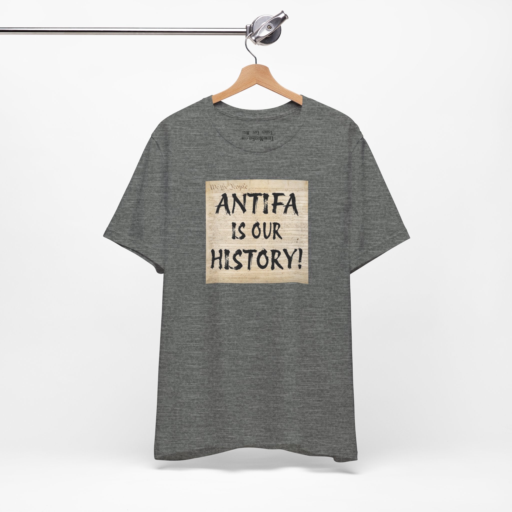 Antifa is our history T-shirt/deep_heather