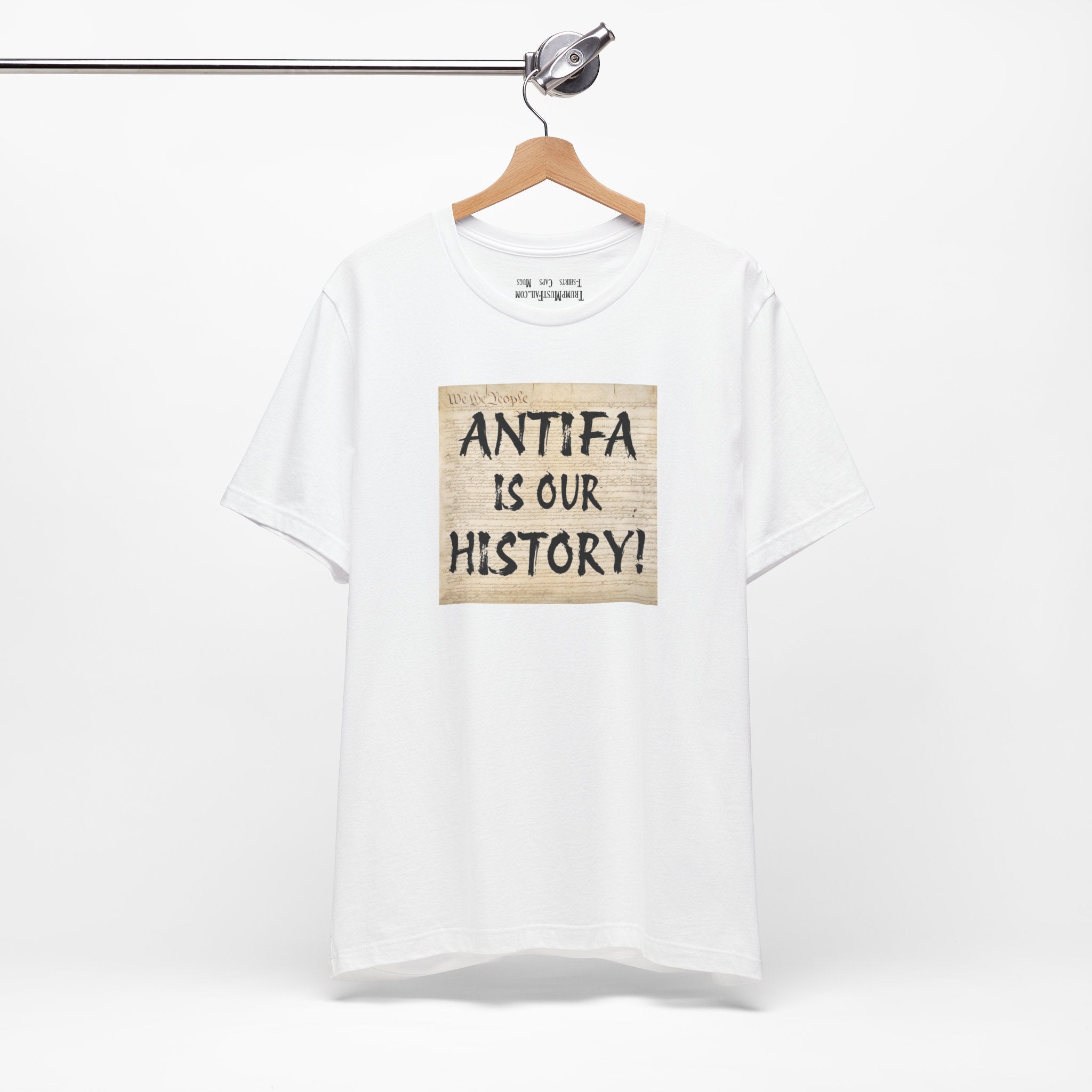 Antifa is our history T-shirt/white