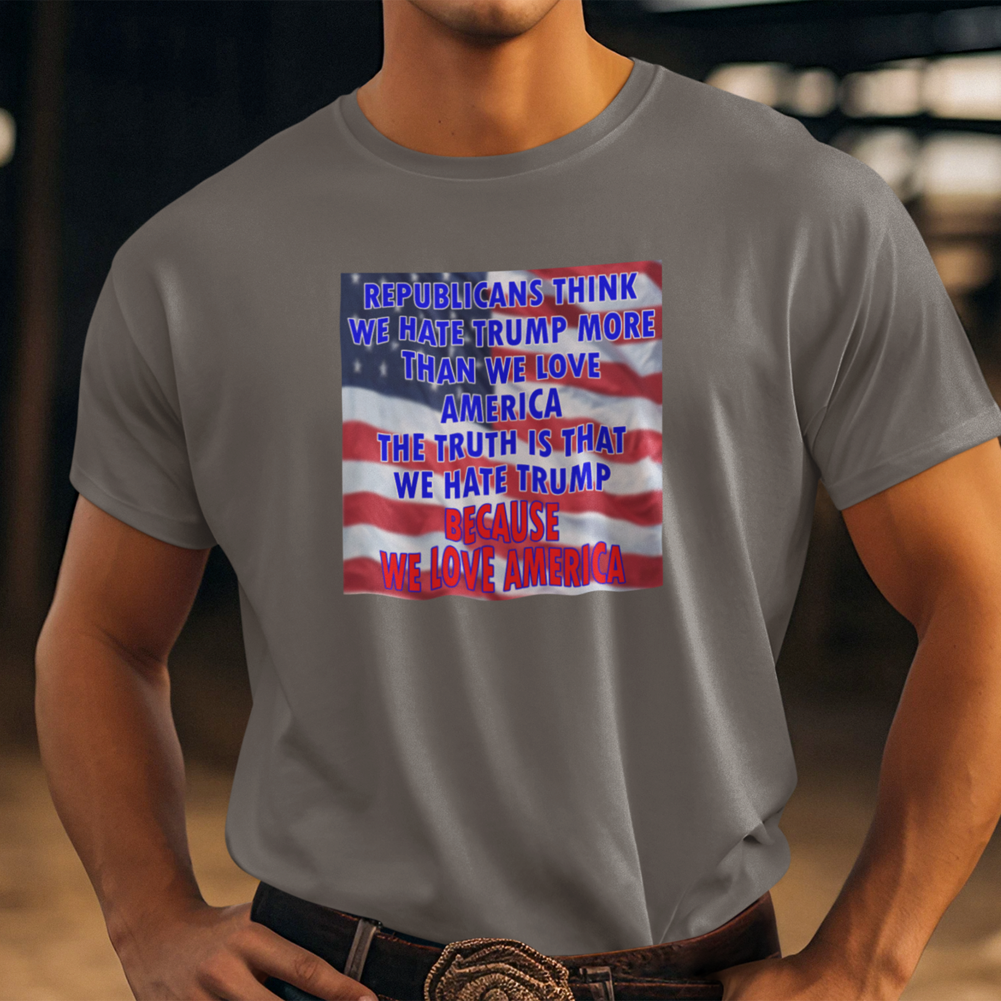BECAUSE_WE_LOVE_T-shirt/asphalt