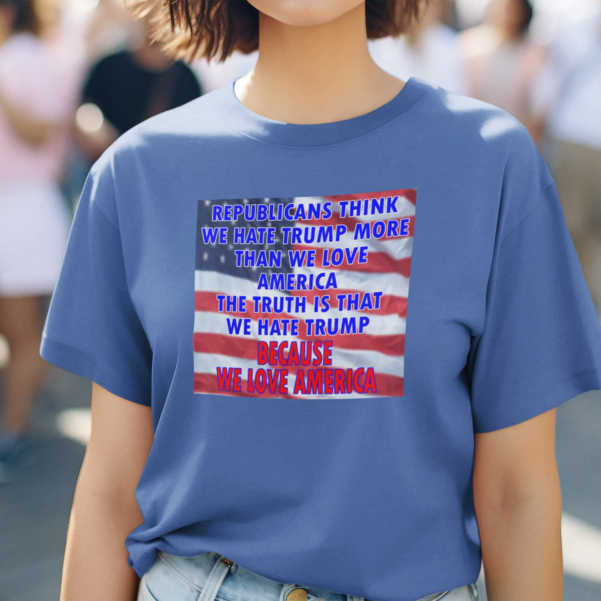BECAUSE_WE_LOVE_T-shirt/true_royal