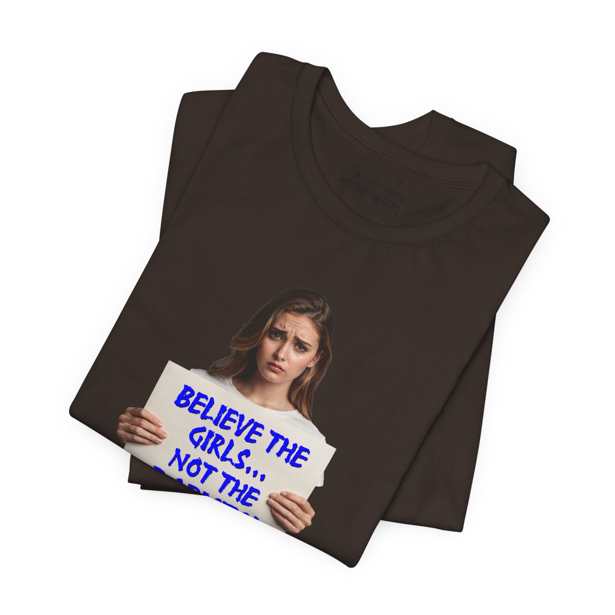BELIEVE THE GIRLS T-SHIRT/BROWN