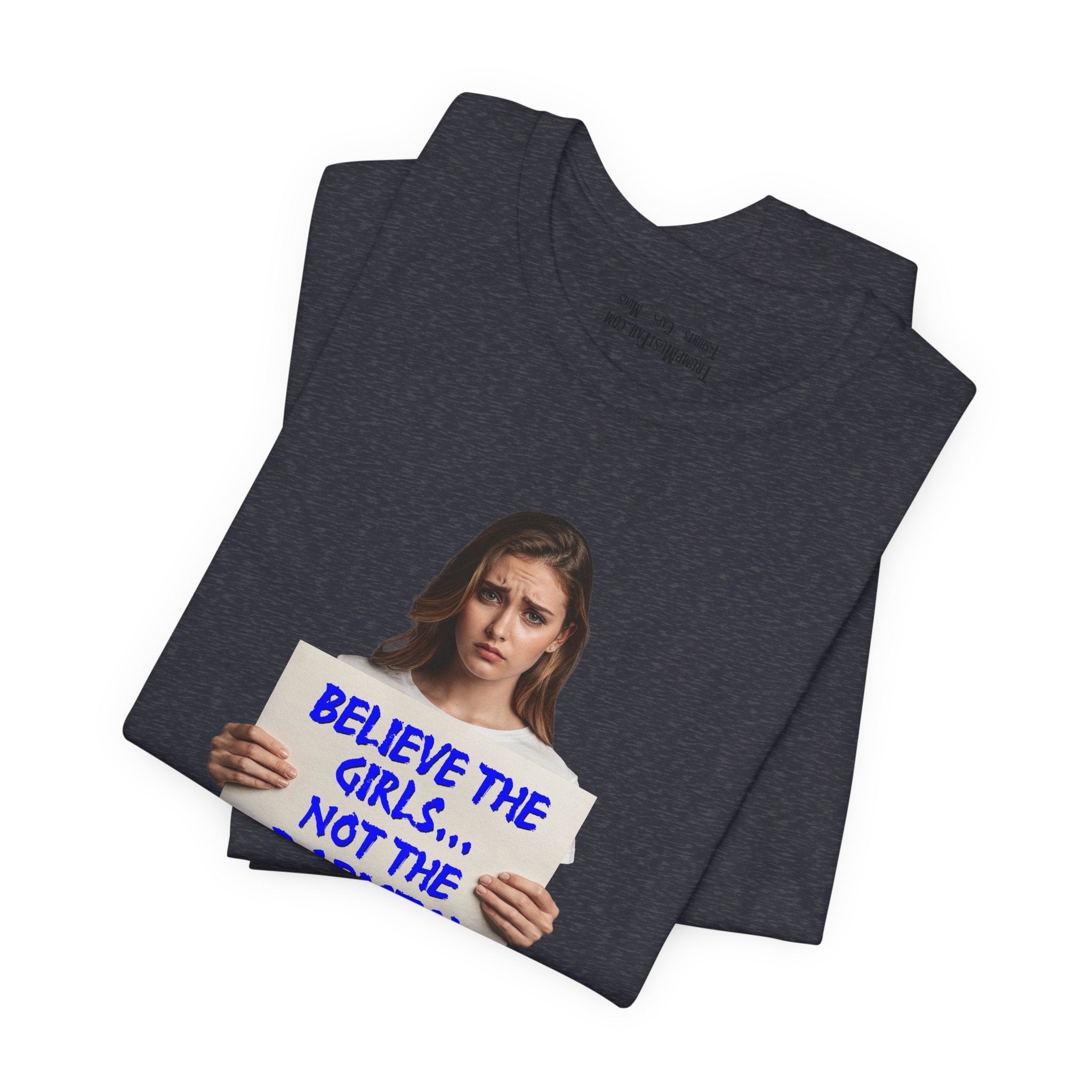 BELIEVE THE GIRLS T-SHIRT/ HEATHER GREY