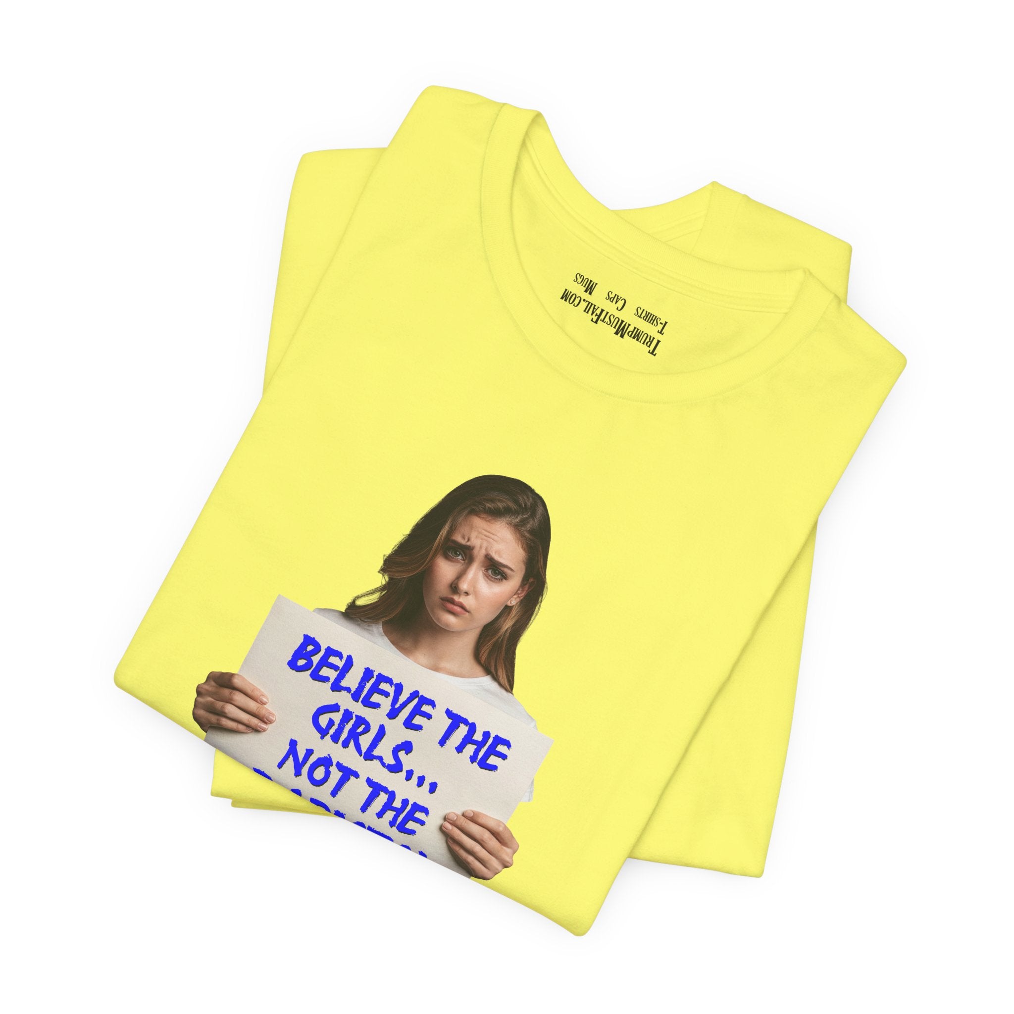BELIEVE THE GIRLS T-SHIRT/YELLOW