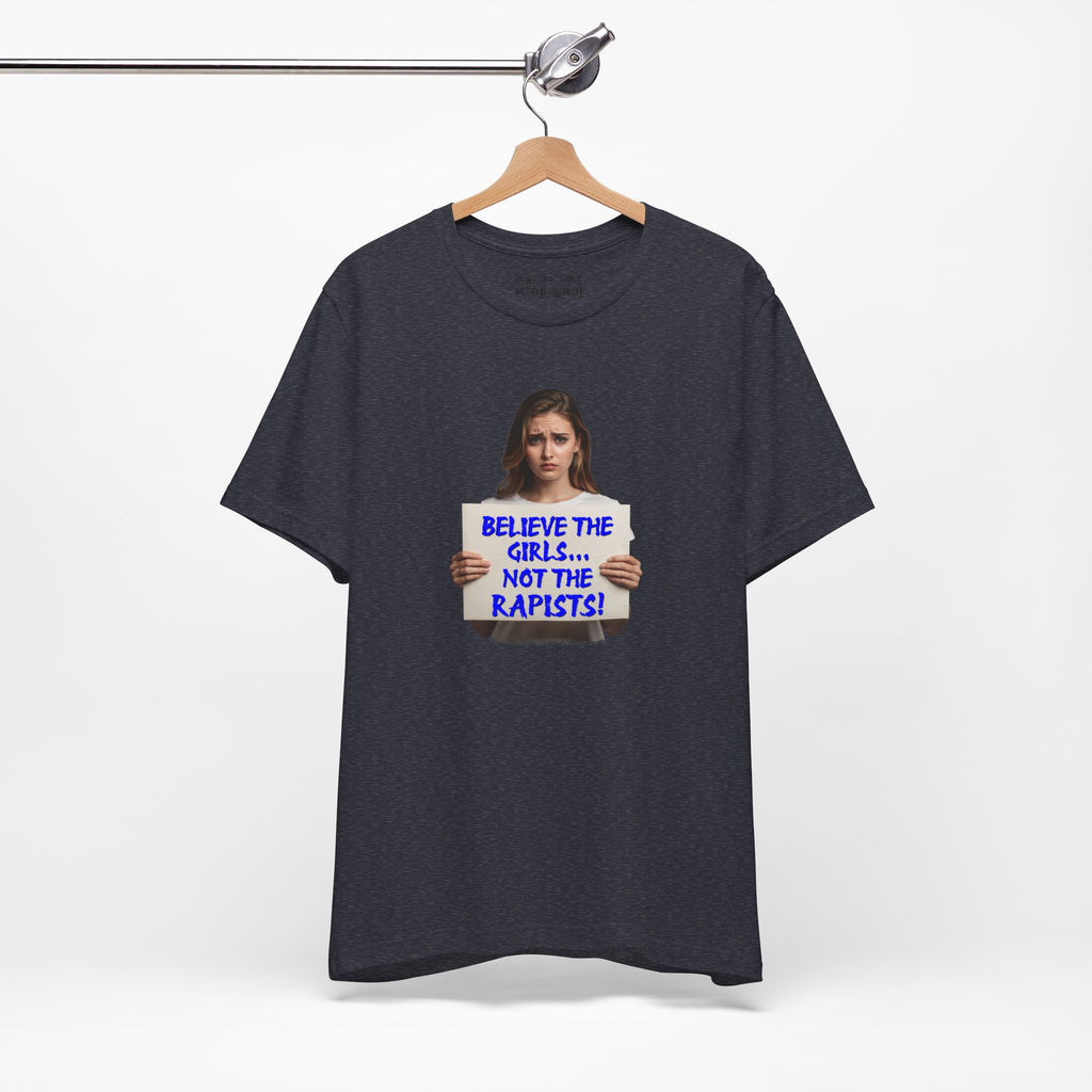BELIEVE THE GIRLS T-SHIRT/ HEATHER GREY