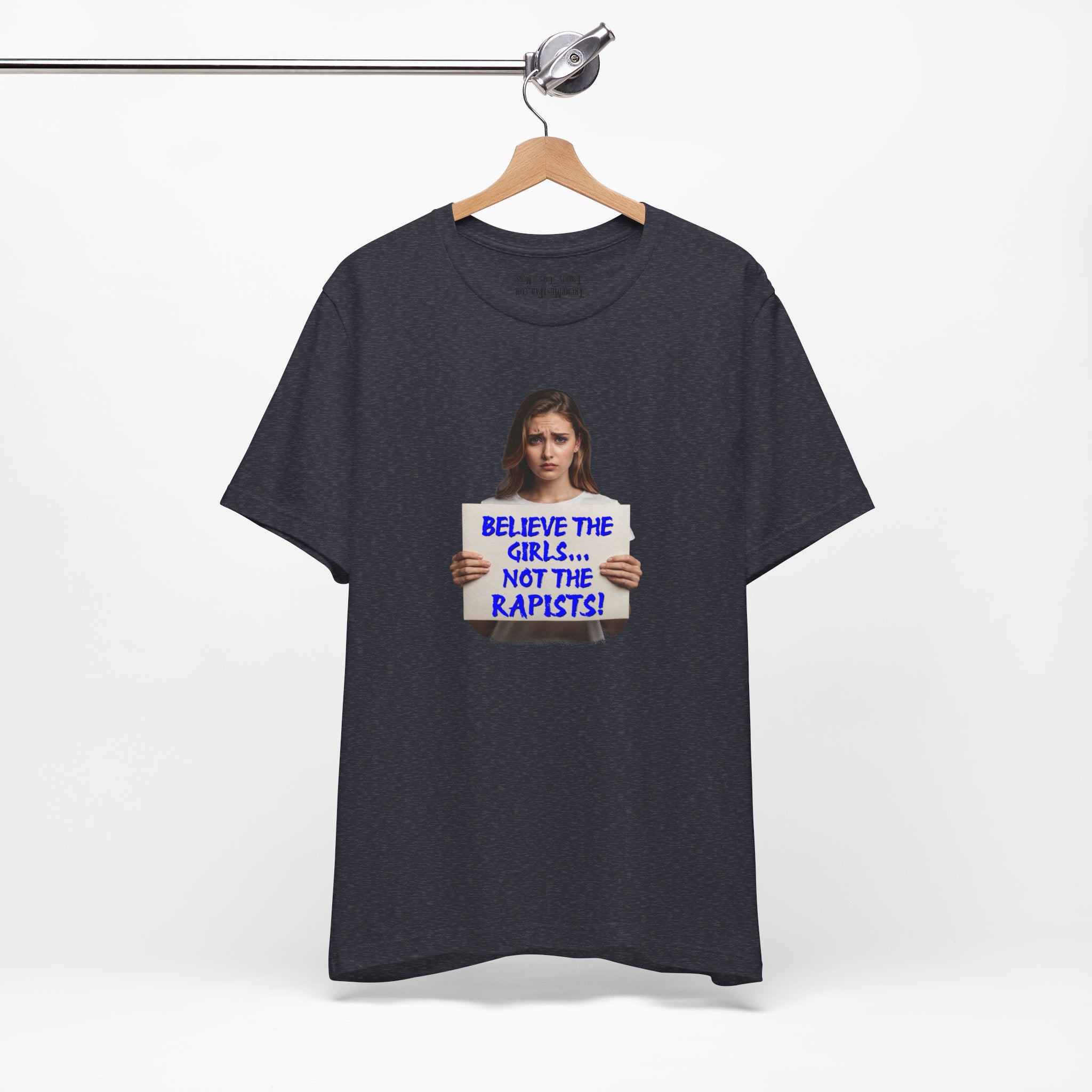 BELIEVE THE GIRLS T-SHIRT/ HEATHER GREY