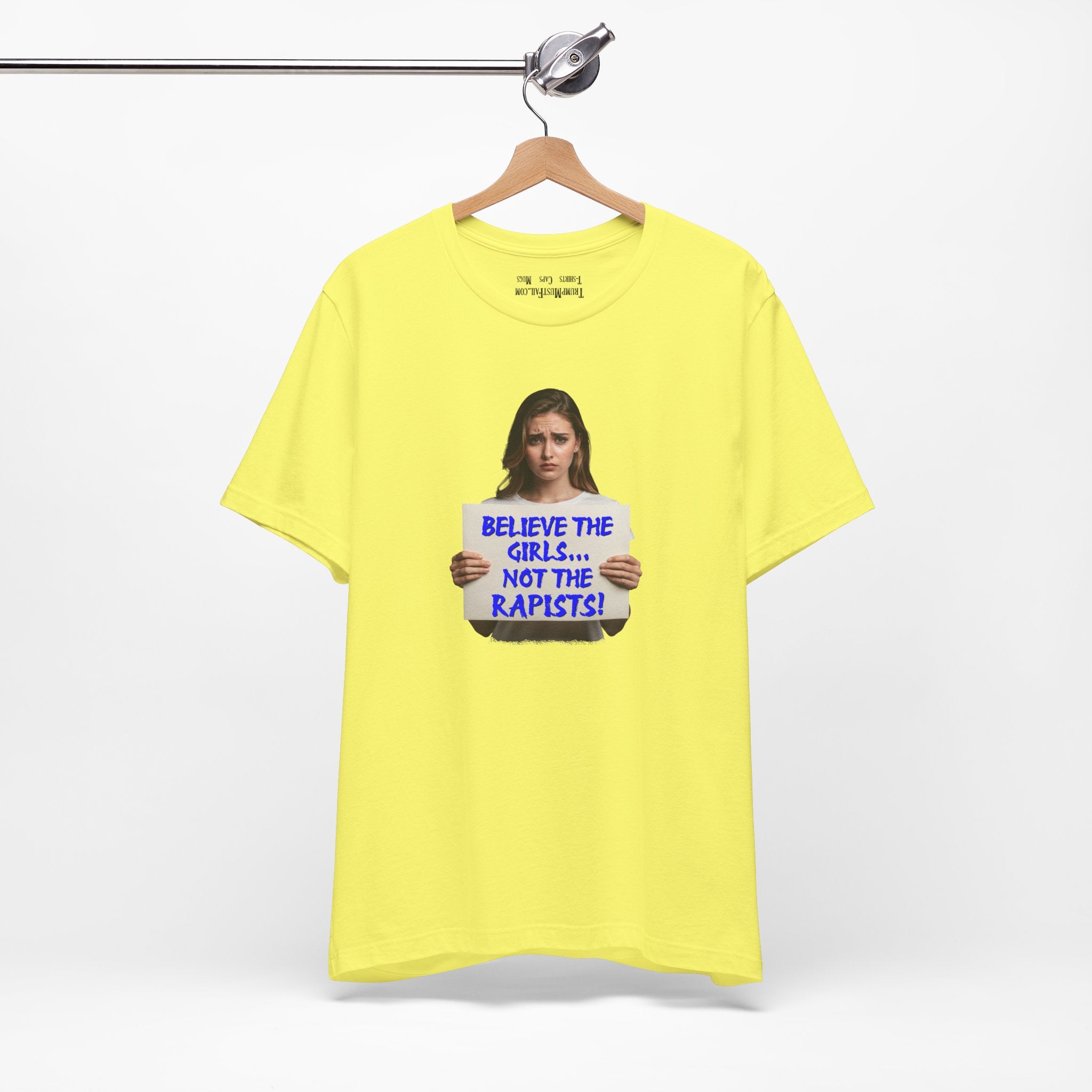 BELIEVE THE GIRLS T-SHIRT/YELLOW