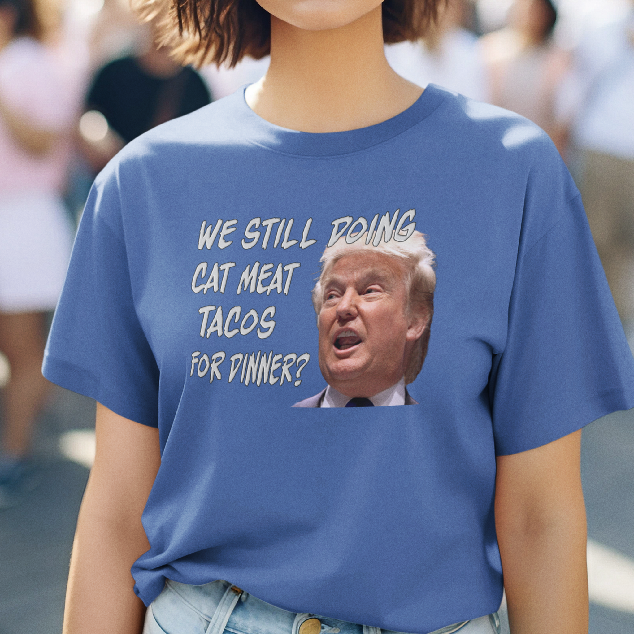 CAT MEAT TACOS T-shirts/true_royal