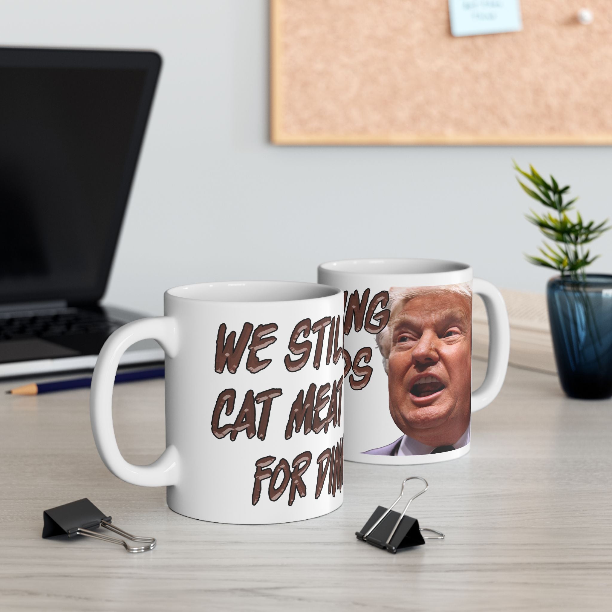 CAT MEAT TACOS CERAMIC MUG/WHITE