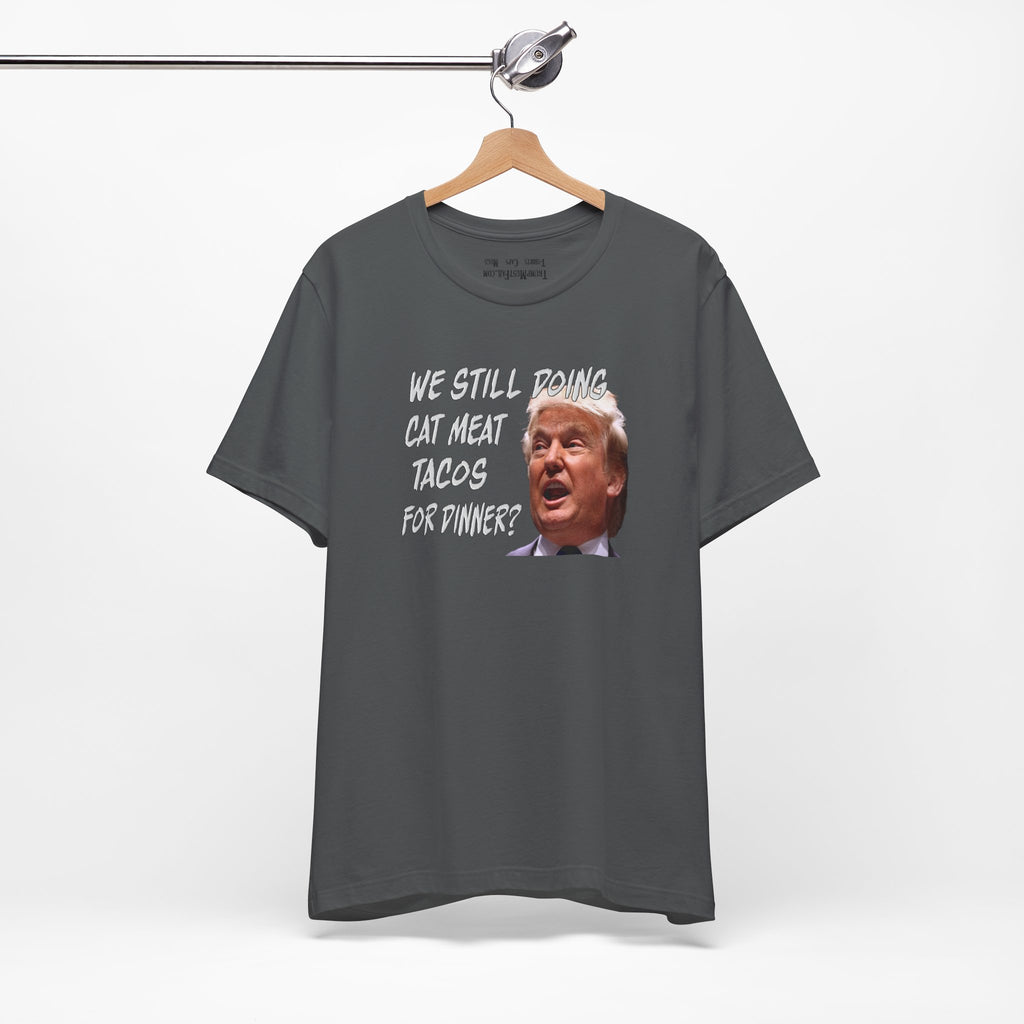 CAT MEAT TACOS T-shirts/asphalt