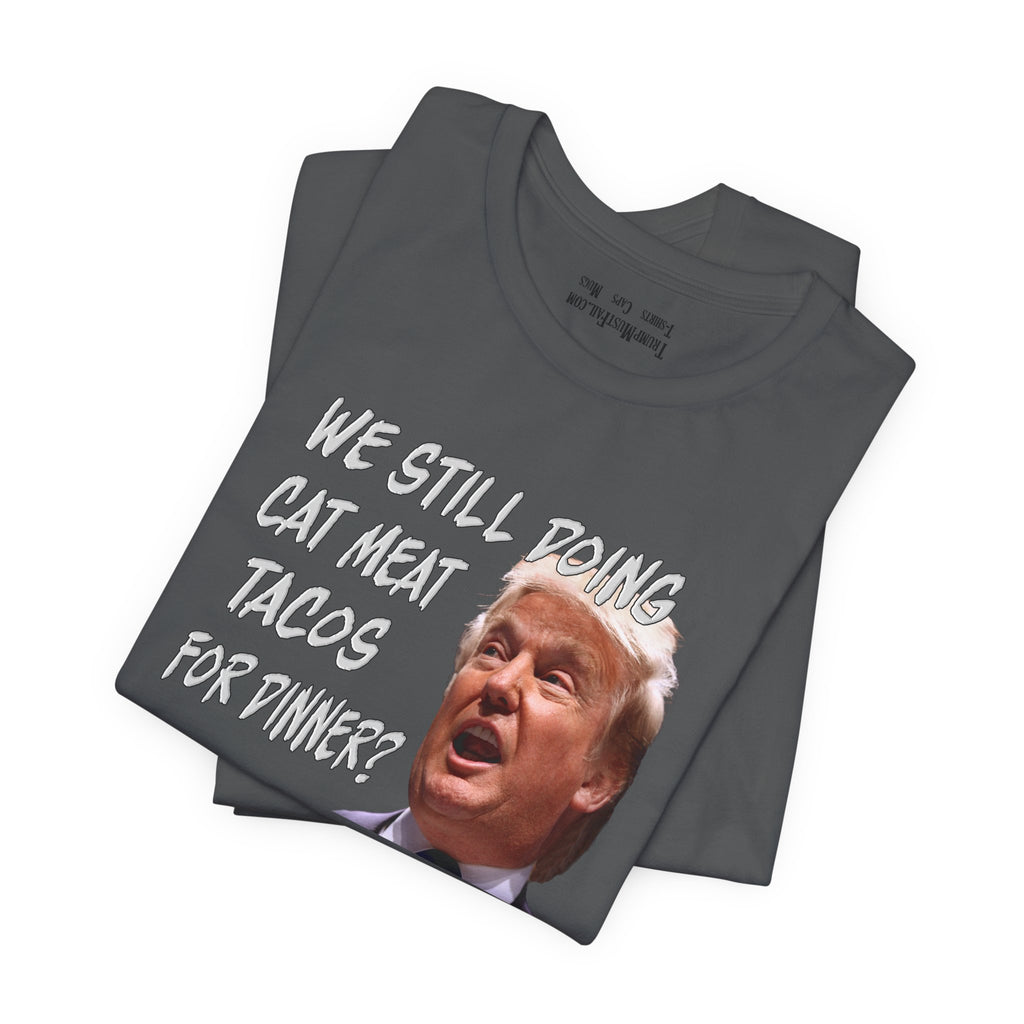 CAT MEAT TACOS T-shirts/asphalt