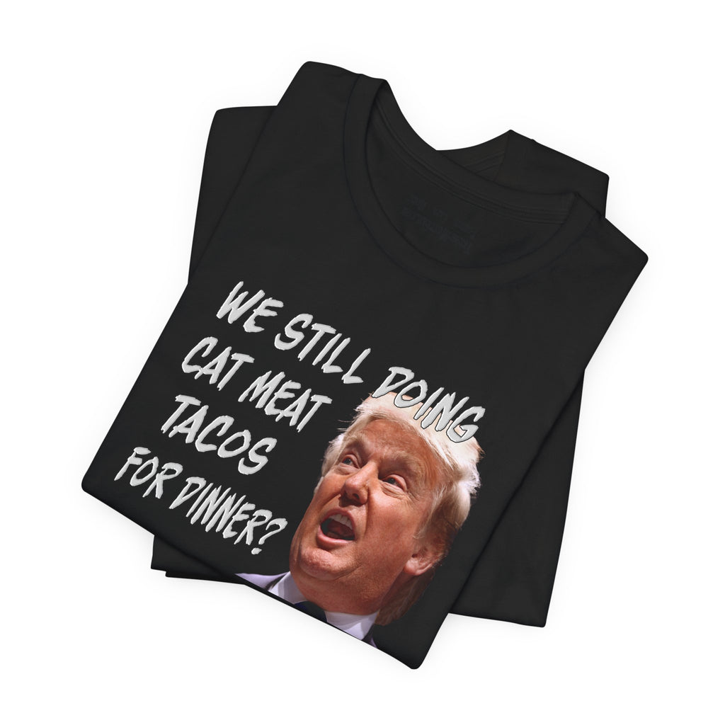 CAT MEAT TACOS T-shirts/black
