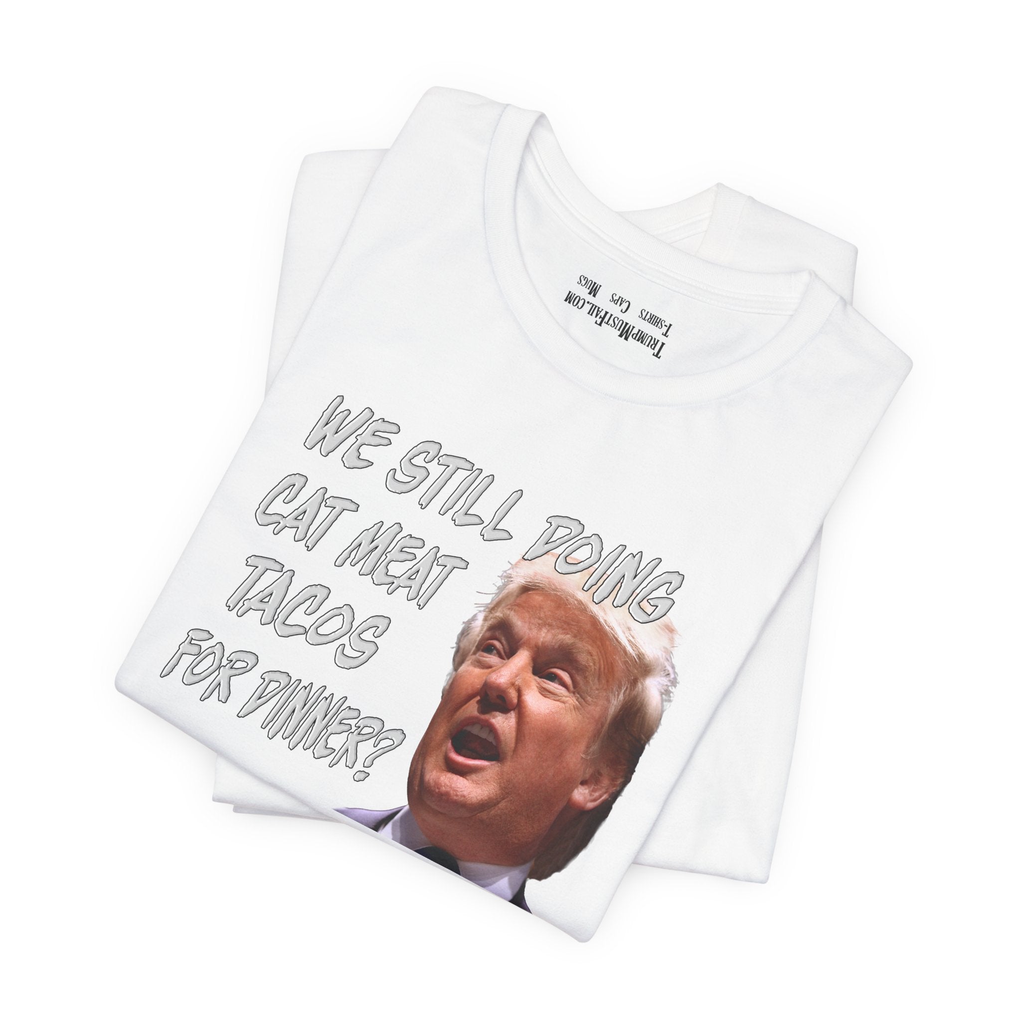 CAT MEAT TACOS T-shirt/white